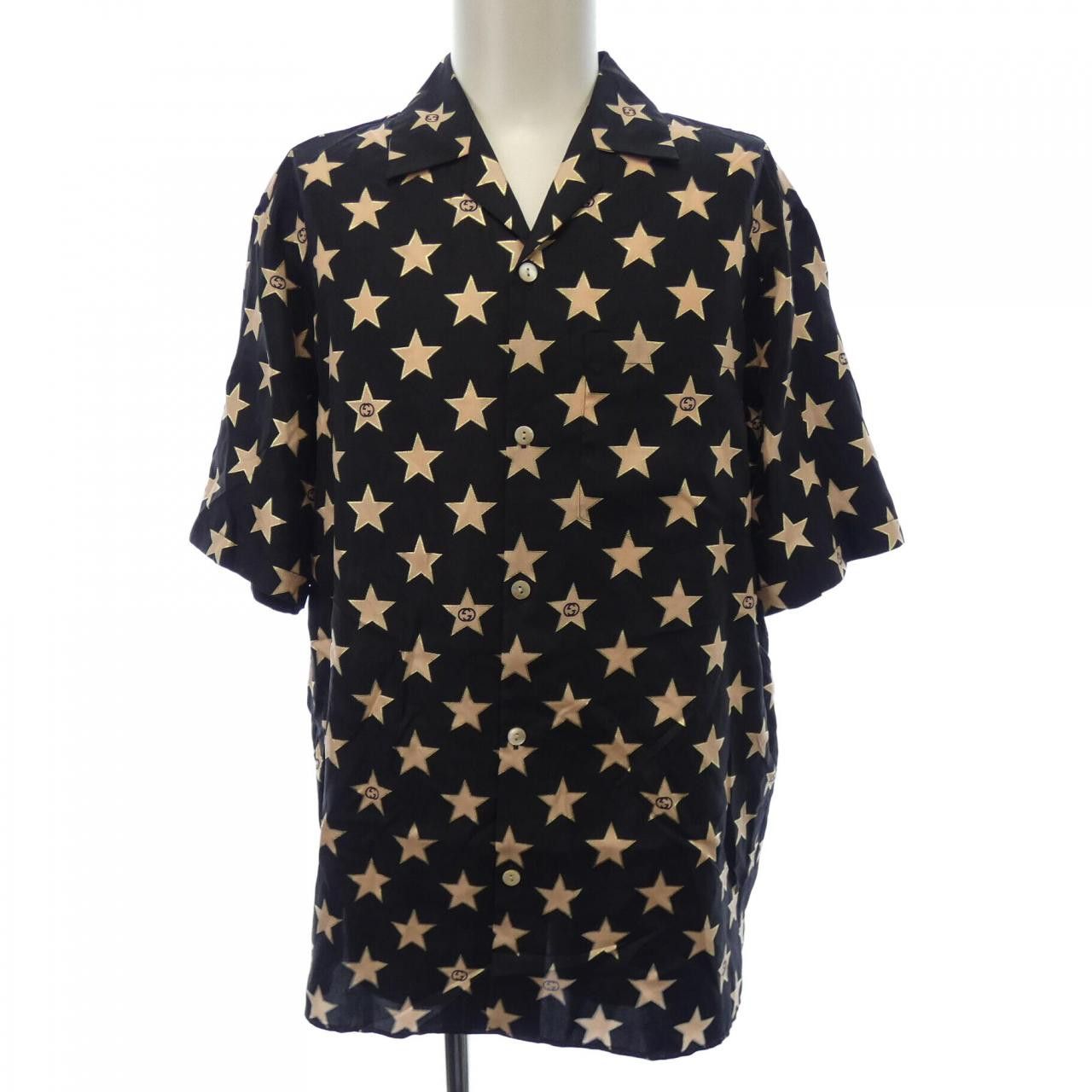 Gucci Gucci Interlocking G 100% Silk Shirt Others Tops 694124 ZAJYS DUTY FREE for USA