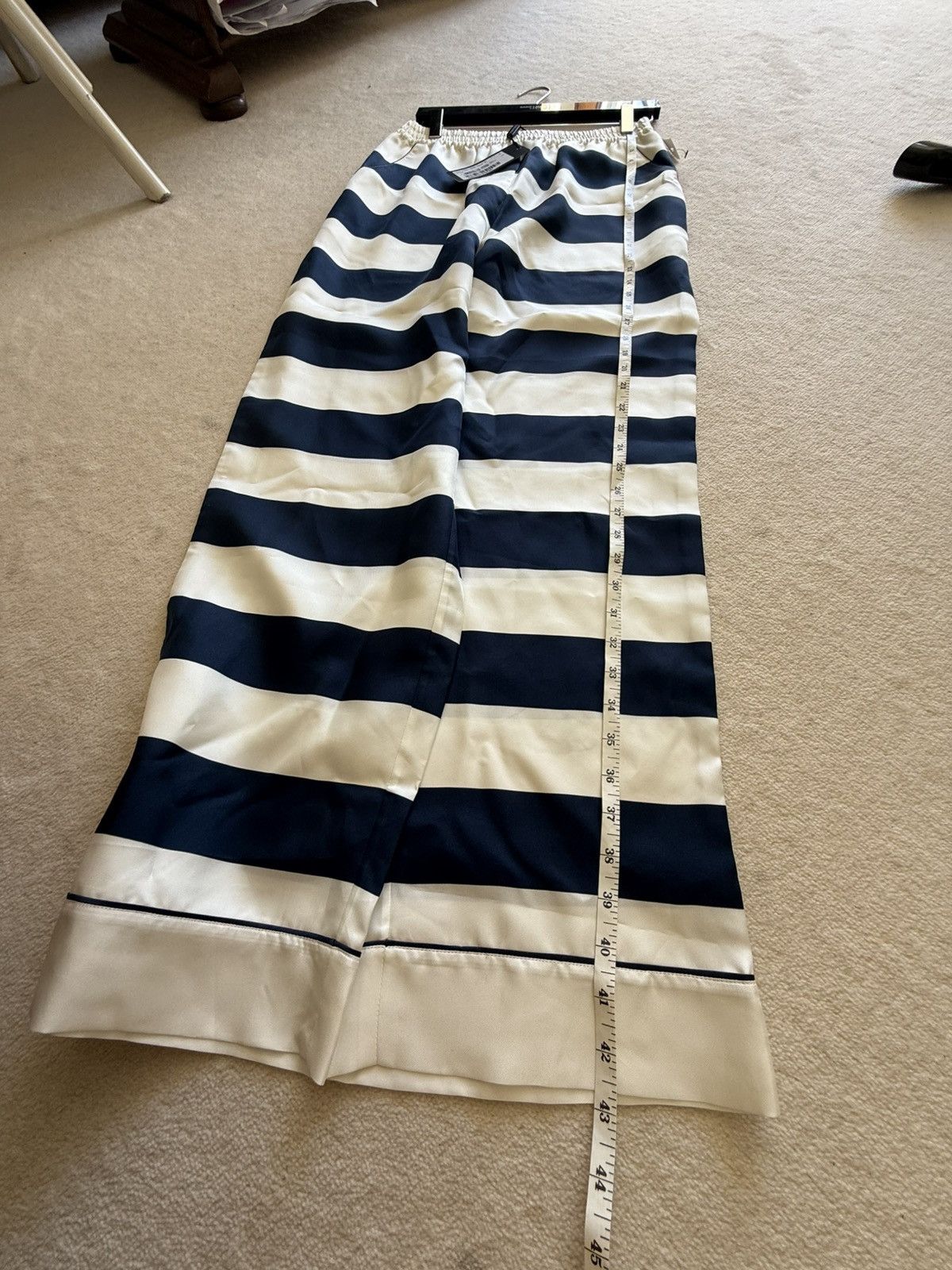 Dolce & Gabbana Dloce & Gabbana silk stripe sailor pants blue white 😍😍😍 Size US 30 / EU 46 - 10 Thumbnail