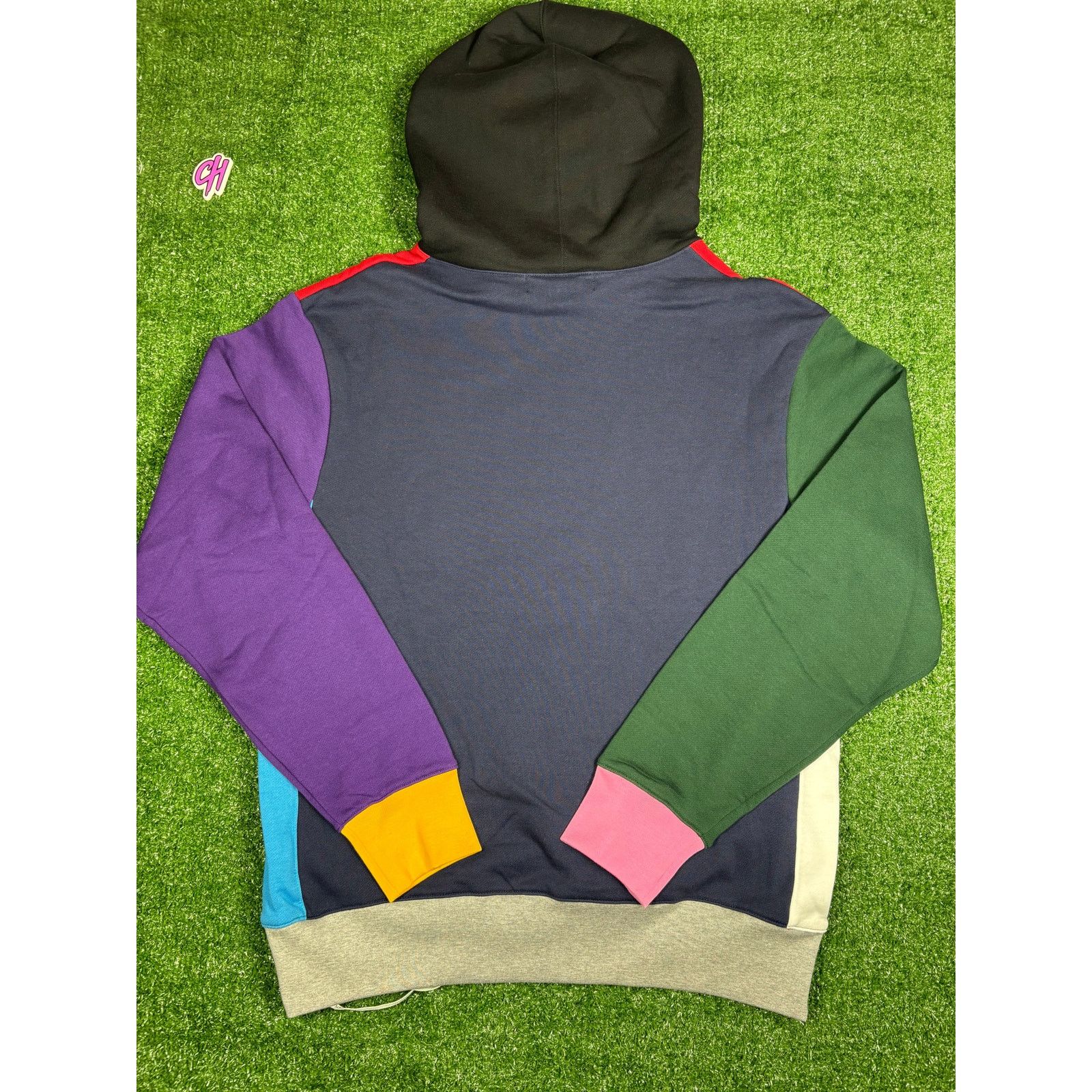 Mastermind Japan Mastermind World Vs. Bape Multi-Colored Red Hoodie Size LG Size L / US 10 / IT 46 - 2 Thumbnail