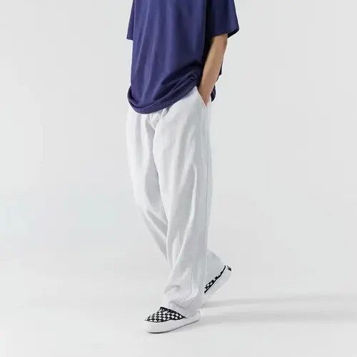 Japanese Brand 21SS Indigo Union Japan White Blue Minimalist Pants Size US 32 / EU 48 - 4 Thumbnail