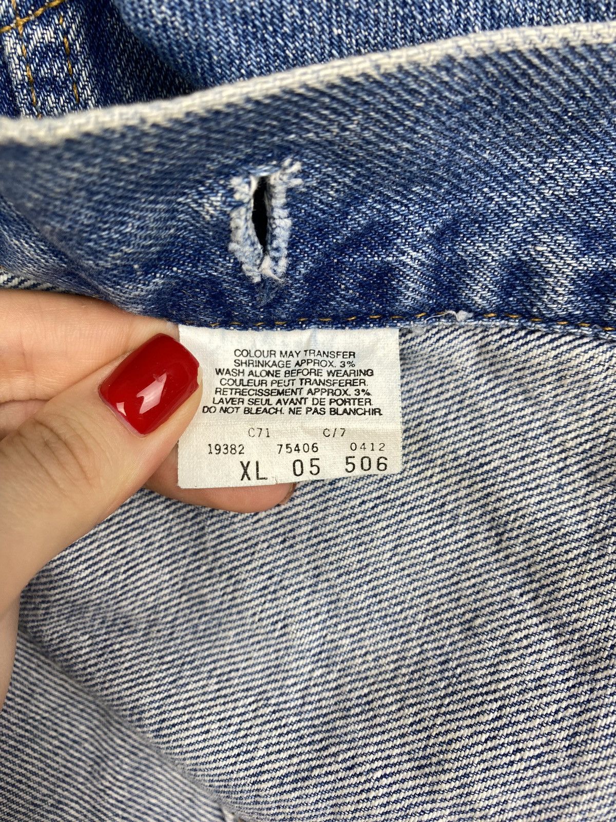 Levi's × Vintage Levis vintage men’s denim trucker jacket size Xl Size US XL / EU 56 / 4 - 22 Thumbnail