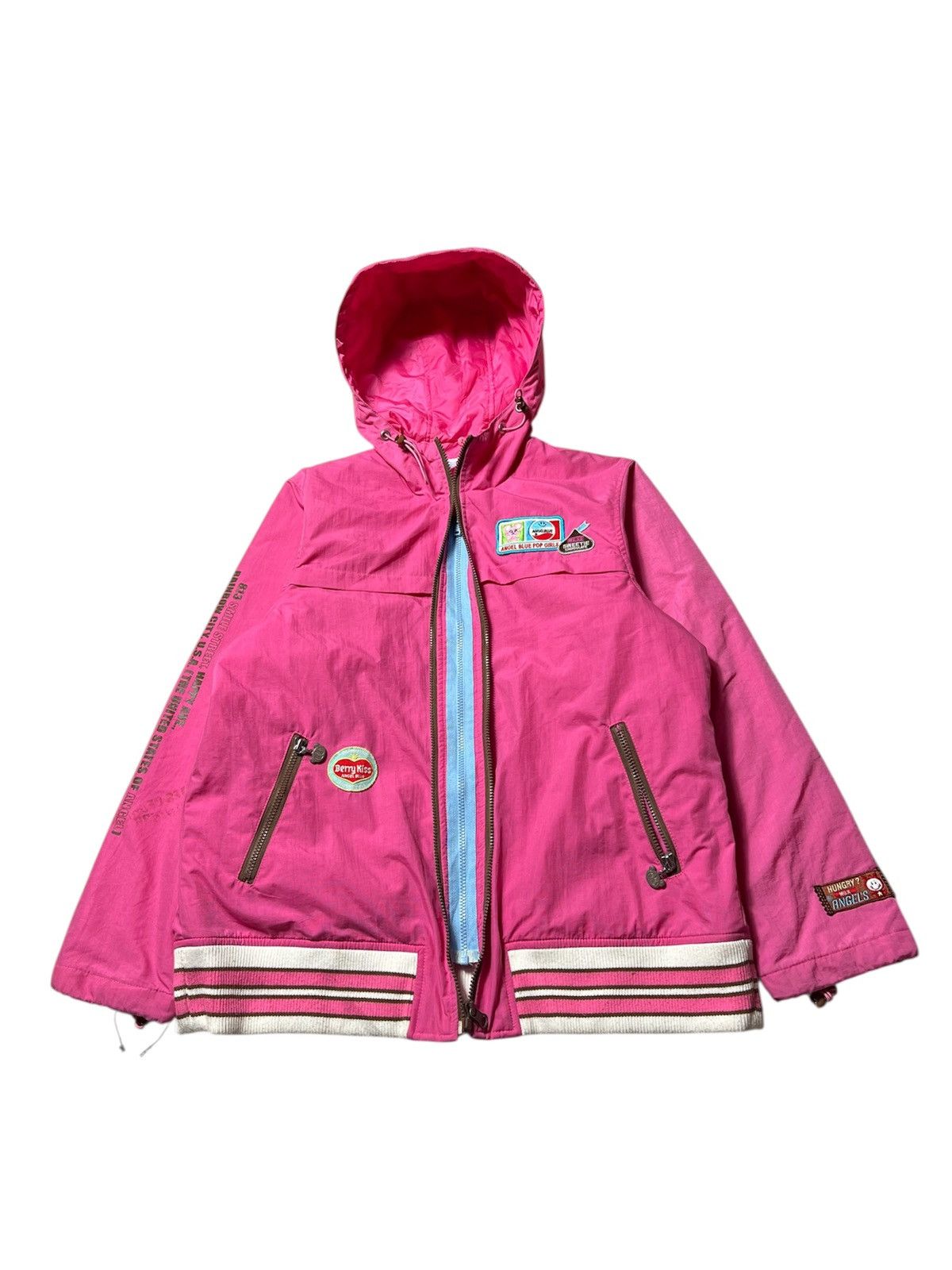 Japanese Brand Japanese Brand Angel Blue Hoodie Jacket Size M / US 6-8 / IT 42-44 - 2 Thumbnail