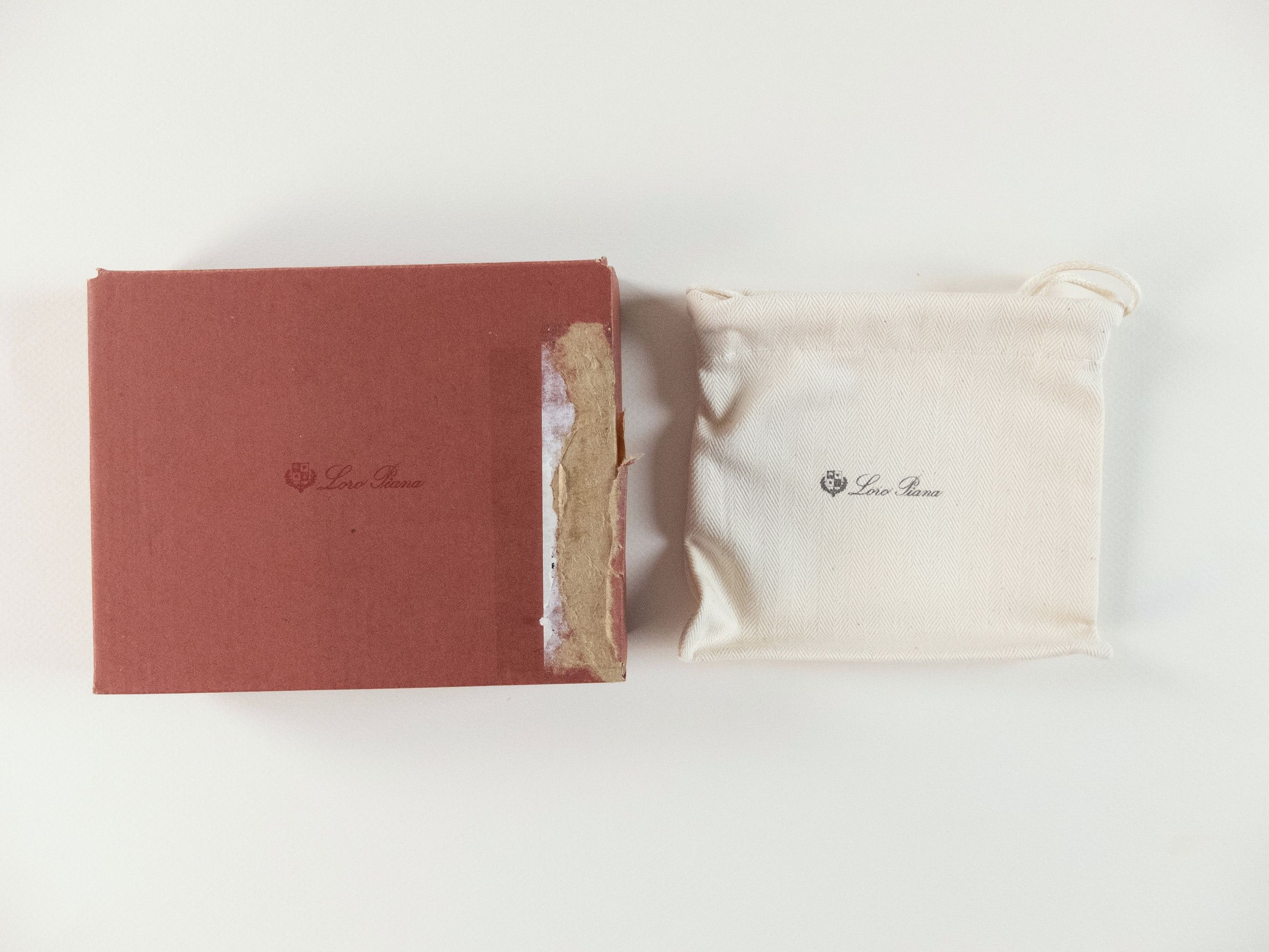 Loro Piana LORO PIANA Crest beige leather card holder wallet Size ONE SIZE - 7 Thumbnail