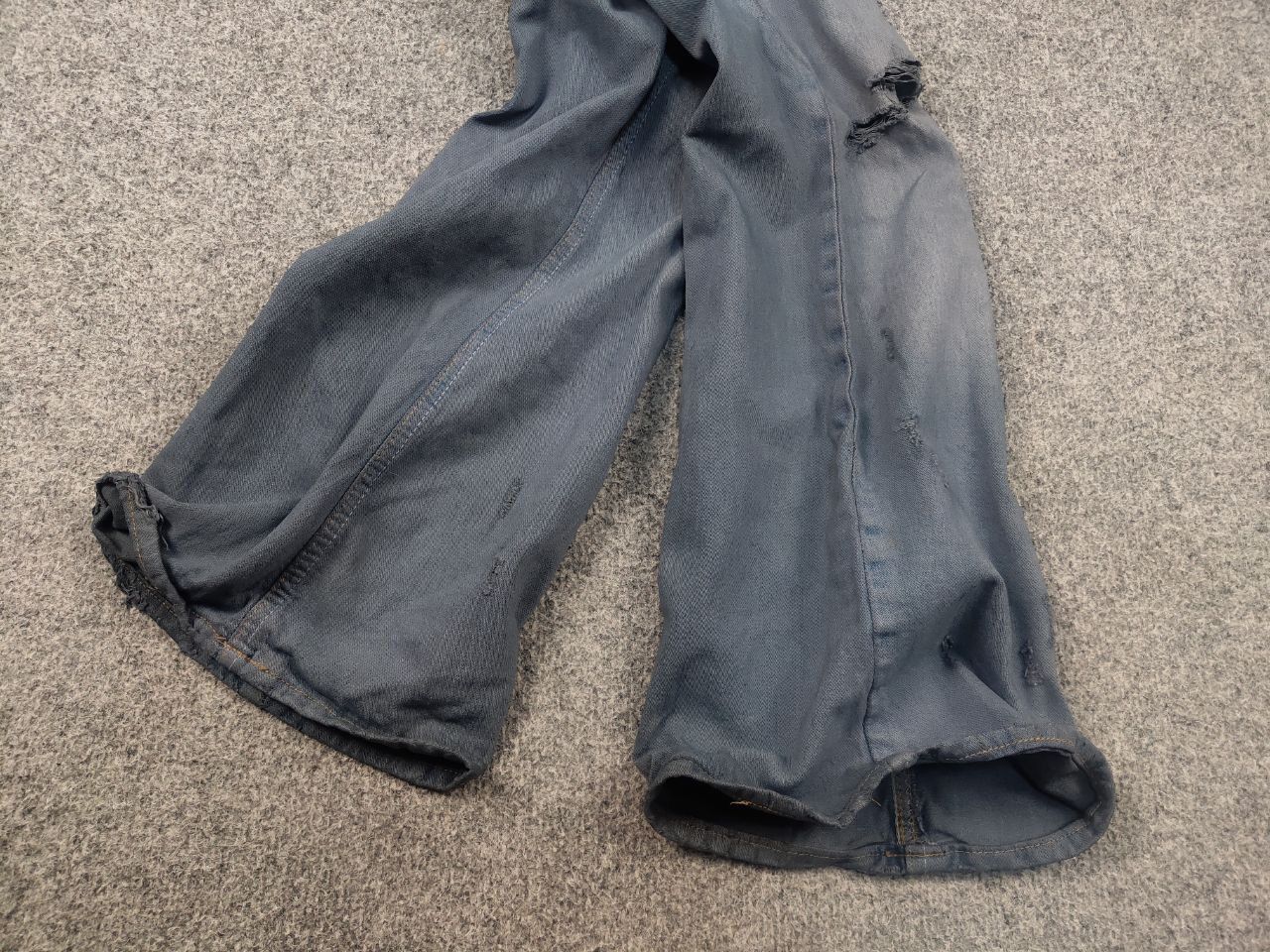 If Six Was Nine Vintage Y2K Japanese GOA LGB If Six Was Nine Flared Jeans Size 29" - 6 Thumbnail