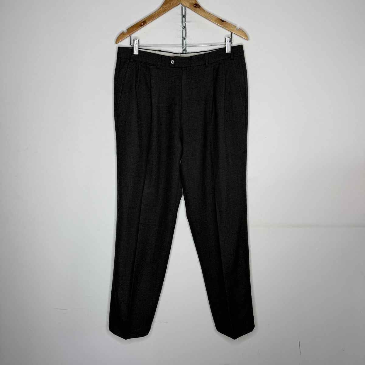 Loro Piana Loro piana trousers wool pants Size US 34 / EU 50 - 1 Thumbnail