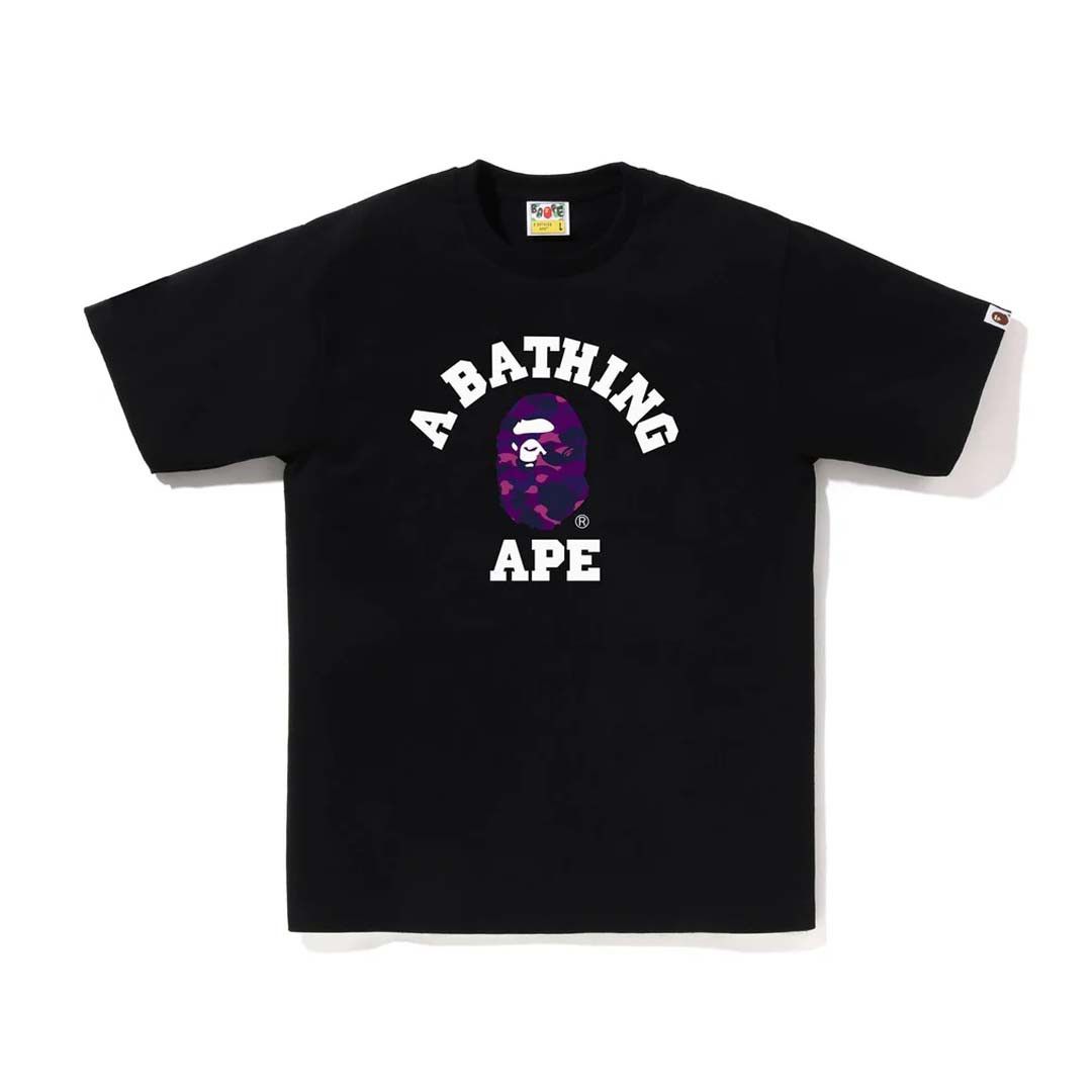 Bape College Black Purple Tee Size US S / EU 44-46 / 1 - 1 Preview