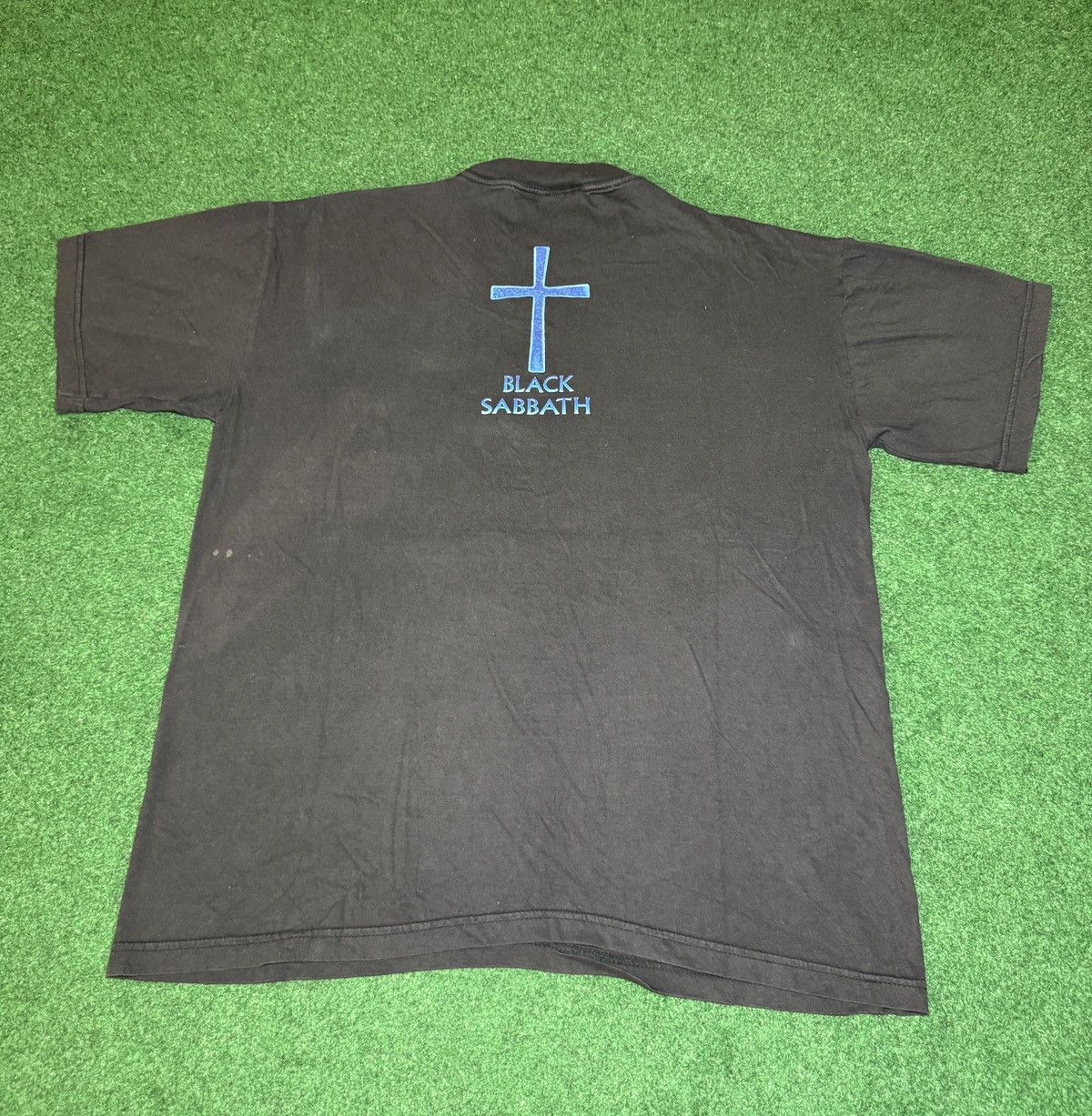 Band Tees × Vintage Vintage 90s Black Sabbath Ozzy Heavy Metal Lrg Band T Shirt Size US L / EU 52-54 / 3 - 5 Thumbnail