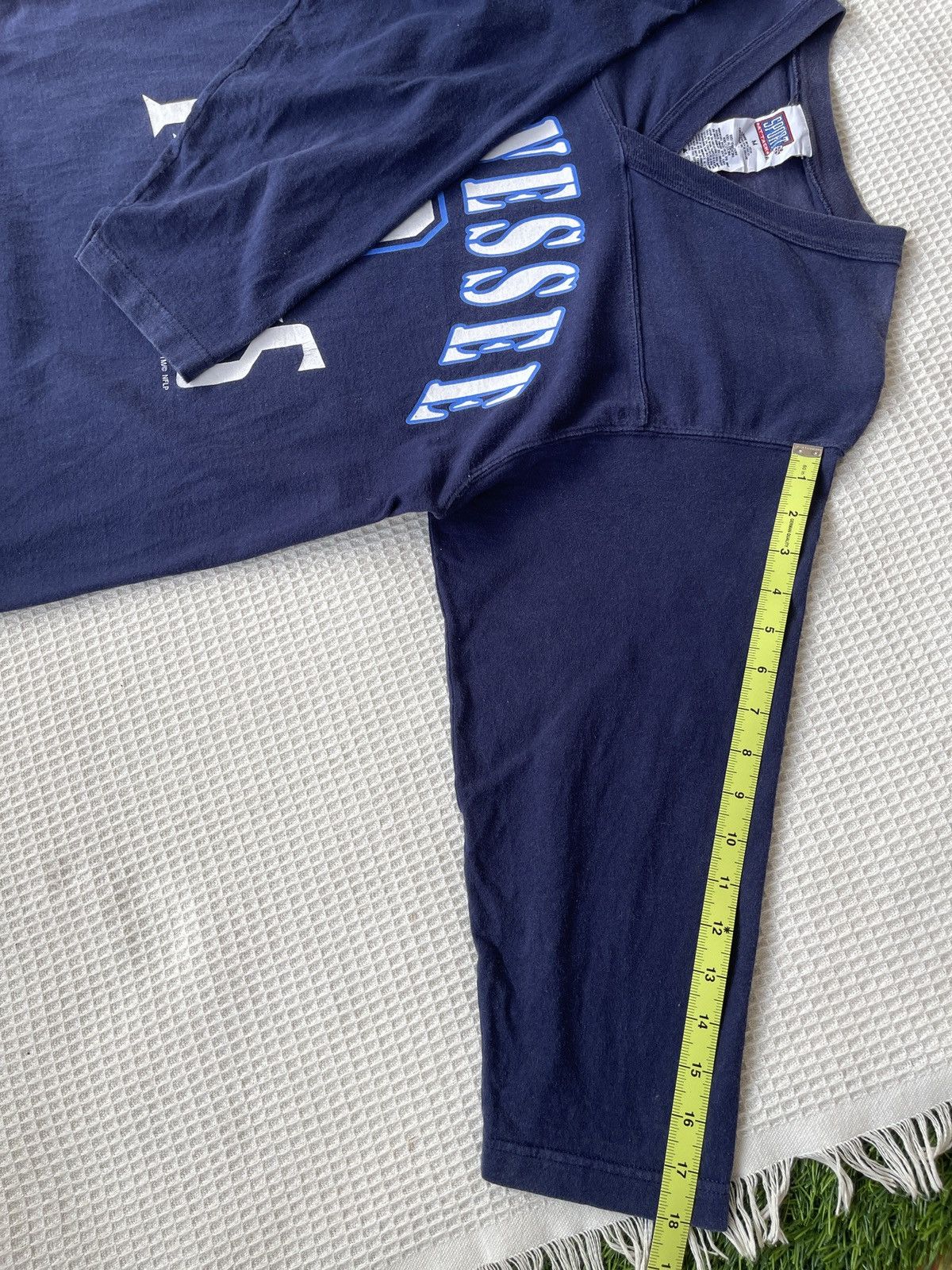Born X Raised × NFL Vintage 00s🔥NFL TENNESSEE TITANS🔥Mc NAIR 3Quarter V Neck Tee Size US M / EU 48-50 / 2 - 12 Thumbnail