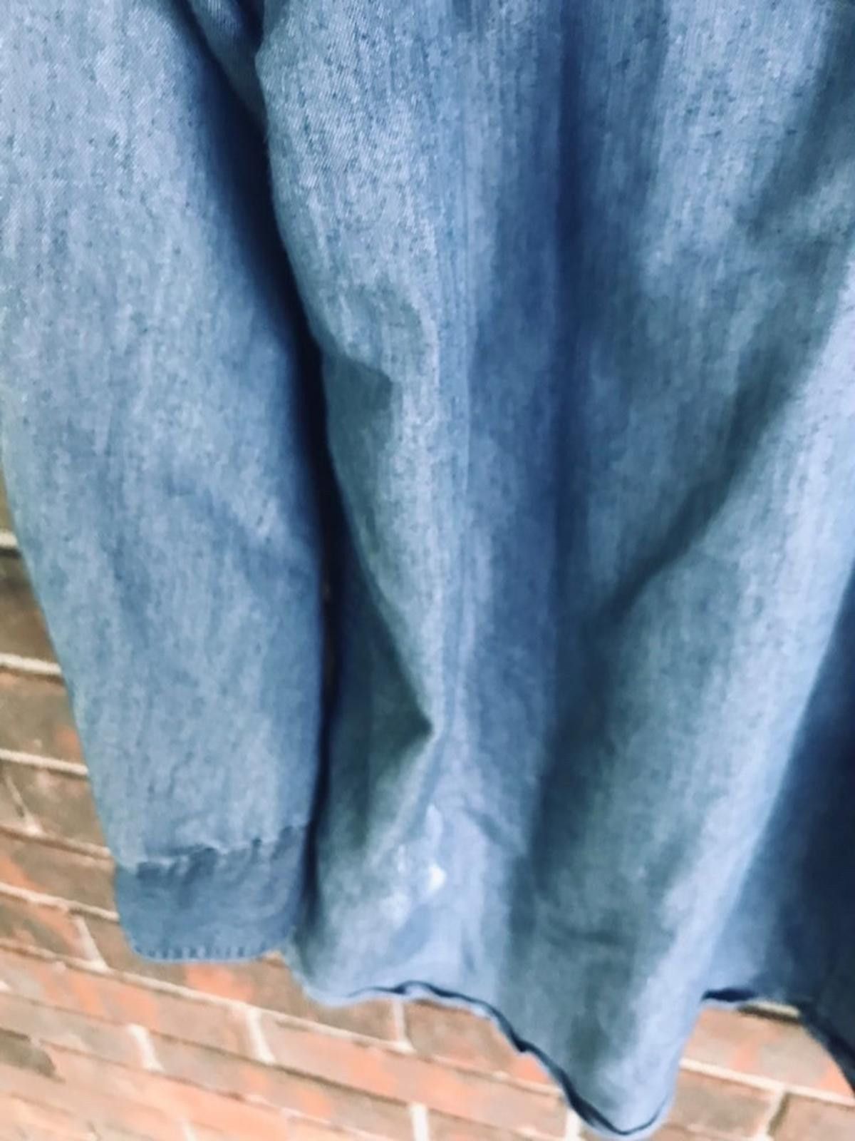 Other Women's Blouse Taxi Size 3X Button Down Distressed Size 3XL / US 20-22 - 6 Thumbnail