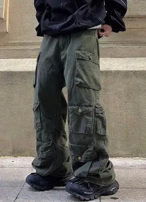 Japanese Brand Utility grunge multi pocket cargo pants Size US 32 / EU 48 - 5 Thumbnail
