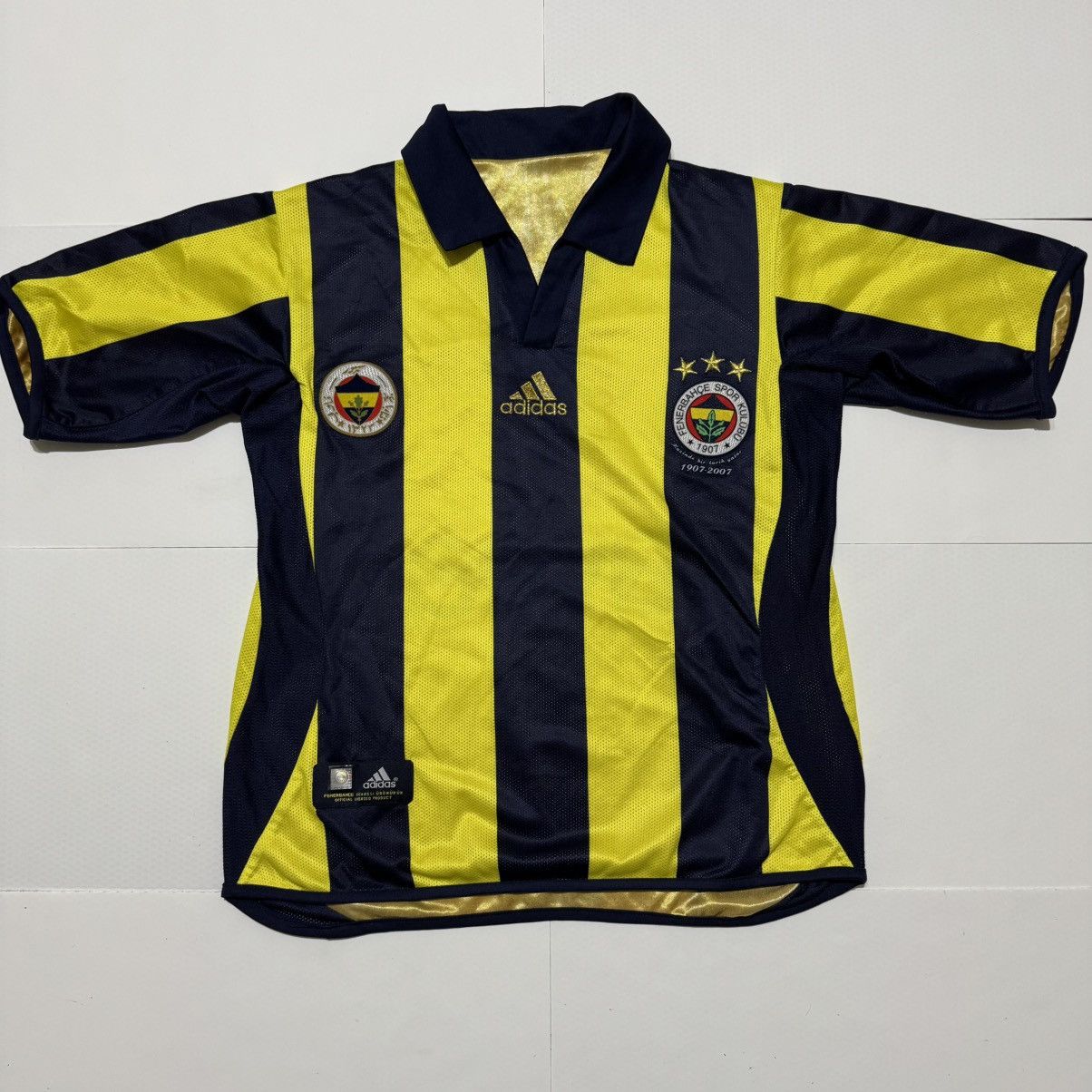 Adidas × Vintage Adidas Vintage Fenerbahce Turkey 06/07 Home Football Jersey Size US XS / EU 42 / 0 - 1 Thumbnail