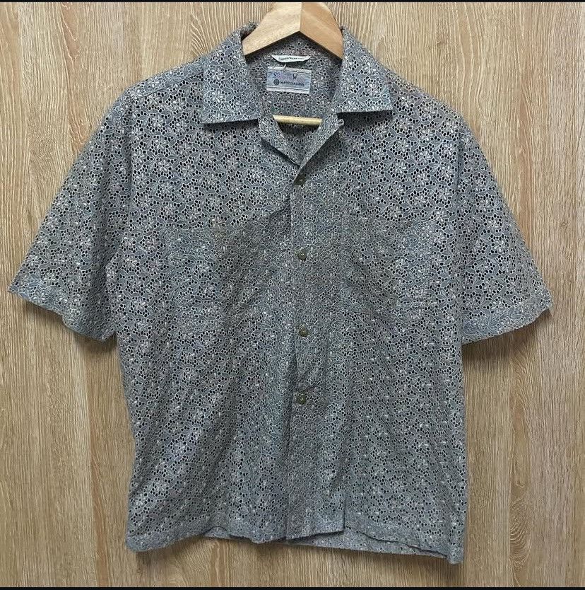 Vintage Vtg Lace Shirt Size US M / EU 48-50 / 2 - 3 Thumbnail