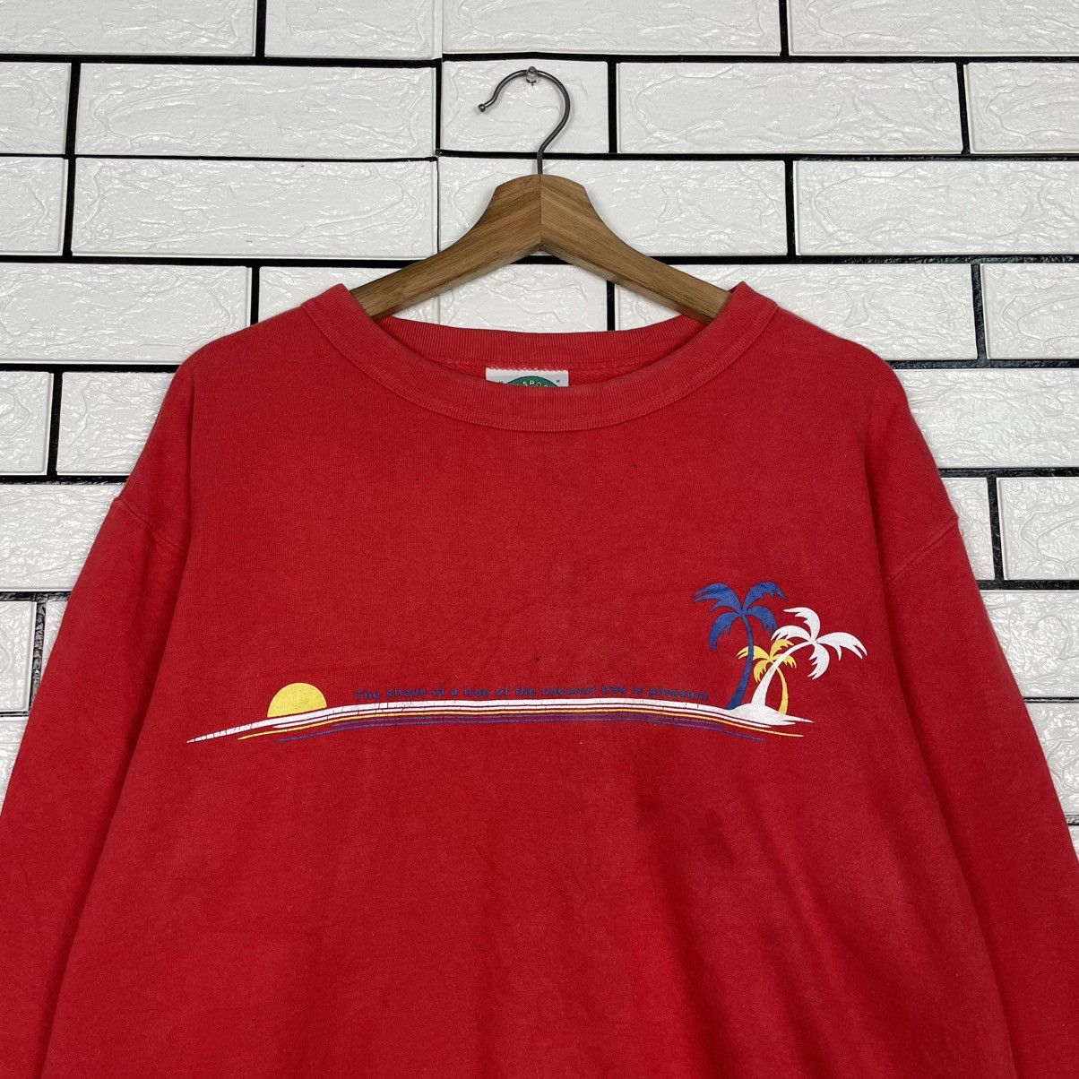 Japanese Brand Vintage Banana Sport Hawaii Crewneck Sweatshirt Size US M / EU 48-50 / 2 - 2 Thumbnail