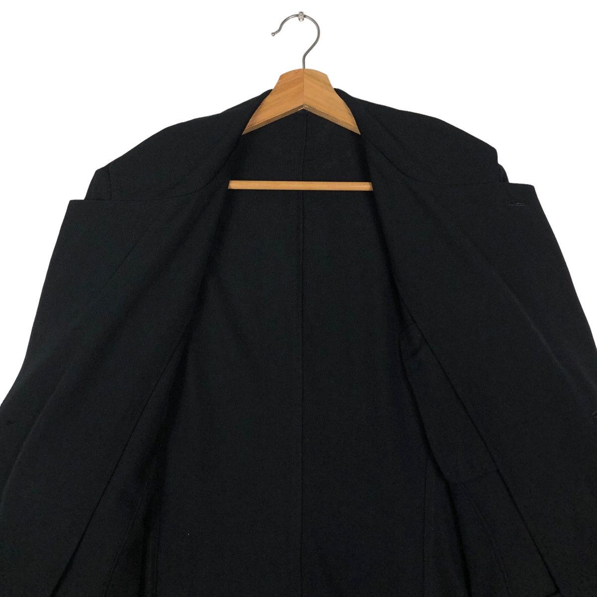 Yohji Yamamoto 🔥Rich Black Bondage Design Asymmetrical Design Cut AT Japan Size US M / EU 48-50 / 2 - 12 Thumbnail