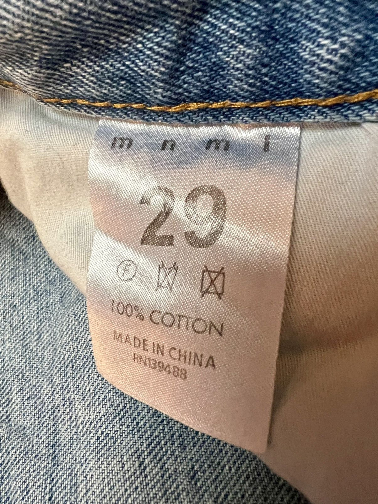 MNML MNML Men’s Stonewash Jeans Size 29 Like New! Size US 29 - 4 Thumbnail