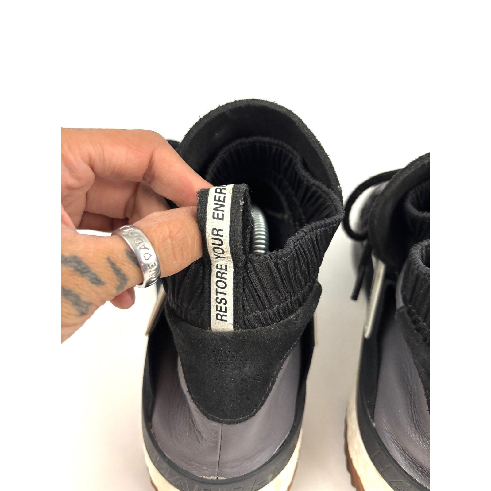 Adidas Alexander Wang x AW BBall All Star '747 Warehouse' Sz 10.5 Size US 10.5 / EU 43-44 - 20 Thumbnail