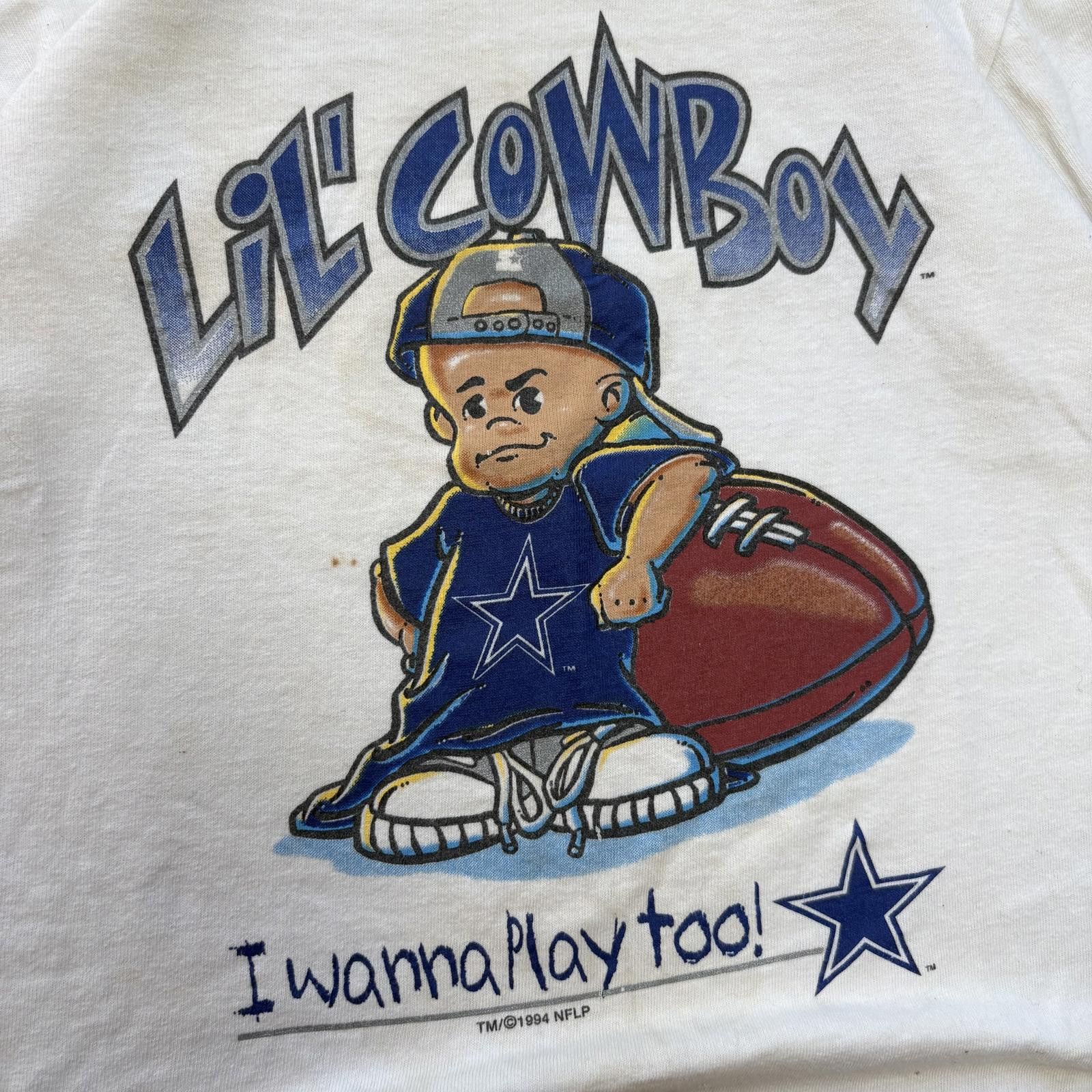 Starter Vintage 90s Lil’ Dallas Cowboys Football Women’s Baby Tee Size XS / US 0-2 / IT 36-38 - 2 Thumbnail