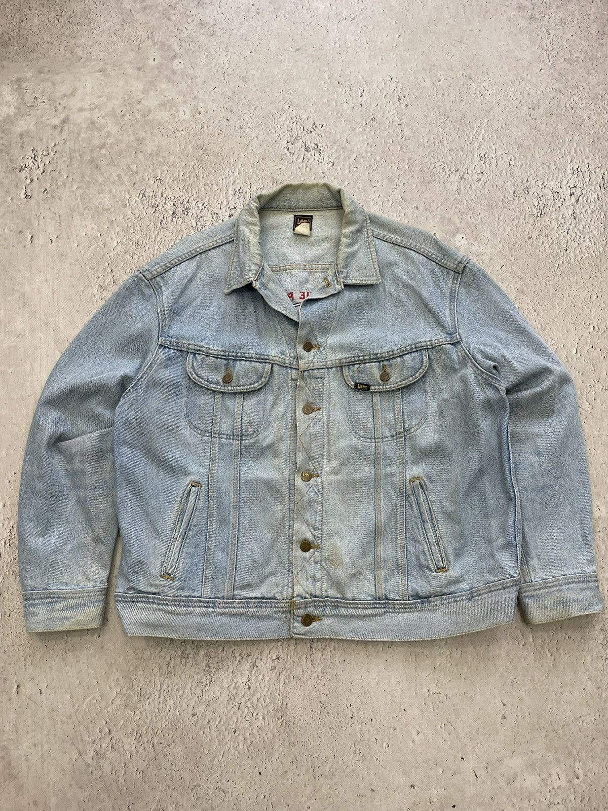 Lee Lee raider x hard rock cafe distessed faded jacket Size US XL / EU 56 / 4 - 2 Thumbnail