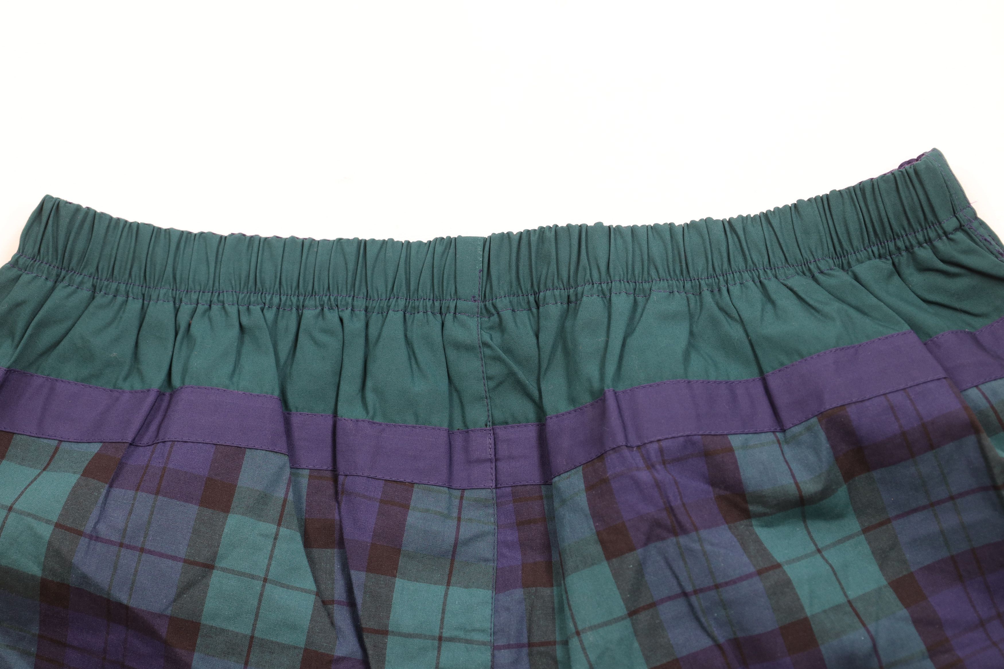 Vintage Vintage 90s Streetwear Block Plaid Lined Shorts Swim Trunks Size US 36 / EU 52 - 9 Thumbnail