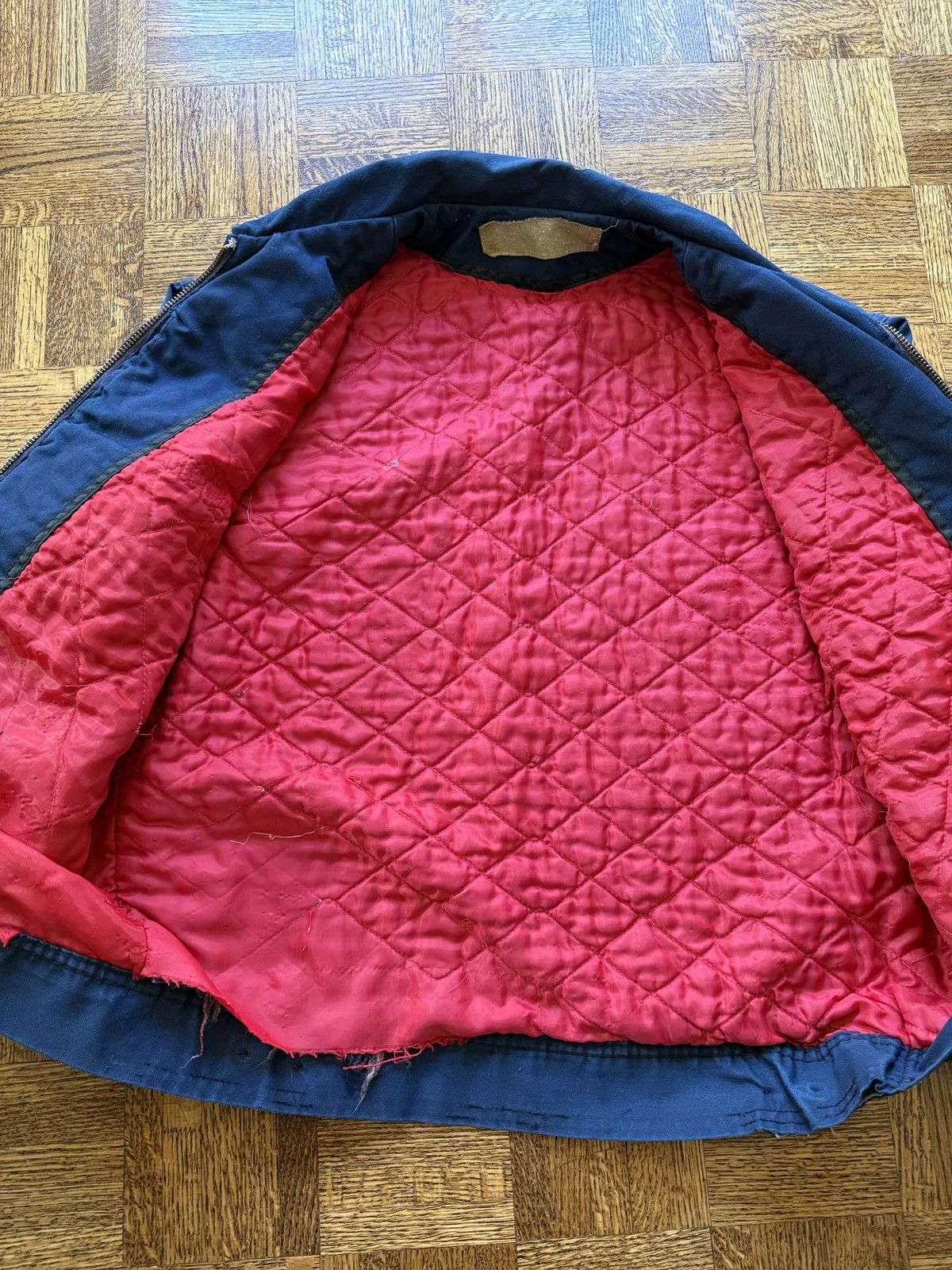 Vintage Vintage Chain Stitched Uniform Quilted Boxy Work Jacket Size US M / EU 48-50 / 2 - 6 Thumbnail