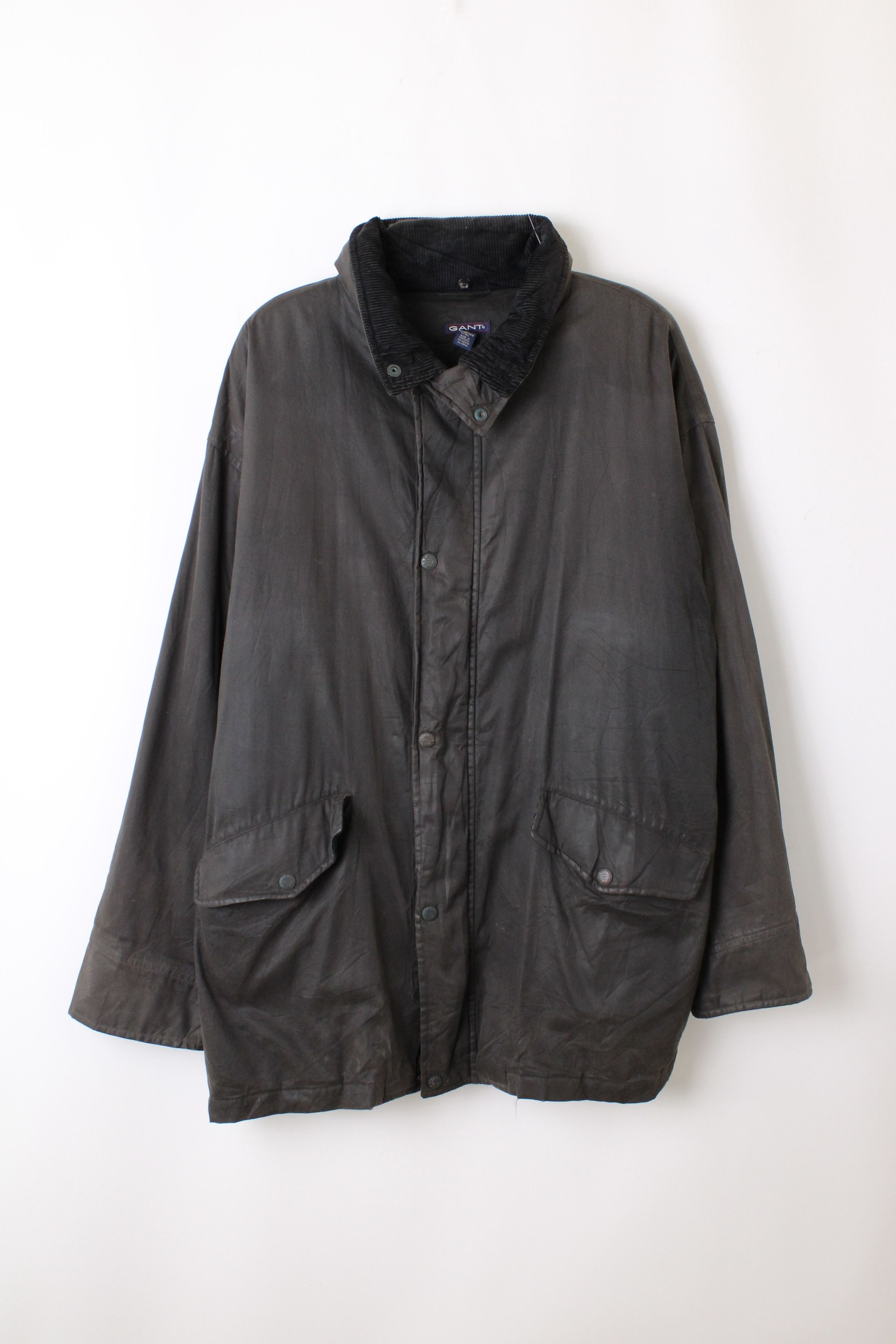Gant Gant Vintage Waxed Jacket Black XXL Size US XXL / EU 58 / 5 - 1 Thumbnail