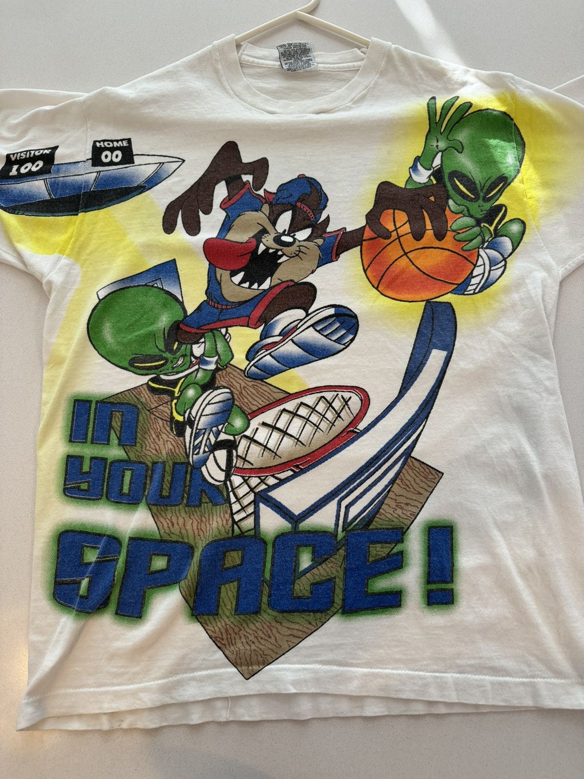 Disney × Vintage Vintage AOP Taz Looney Tunes In Your Space Size US M / EU 48-50 / 2 - 3 Thumbnail