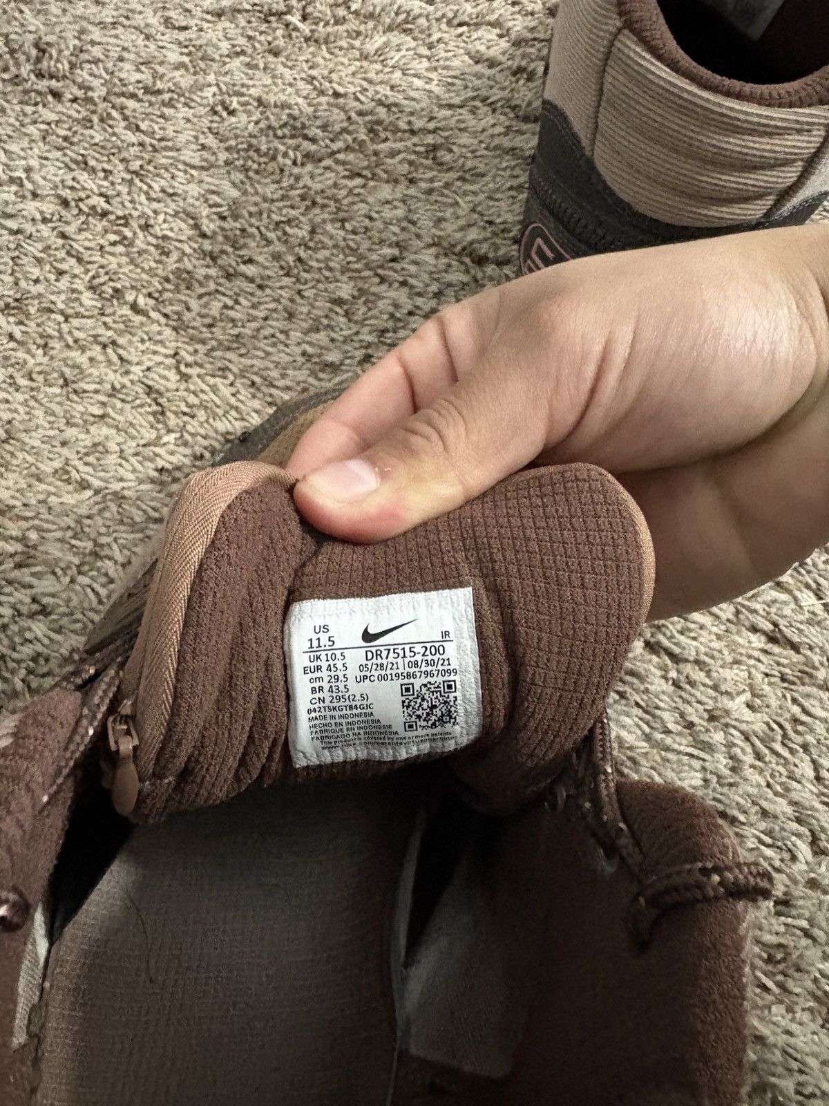 Other TRAVIS SCOTT AIR TRAINER 1S Size US 11.5 / EU 44-45 - 6 Thumbnail