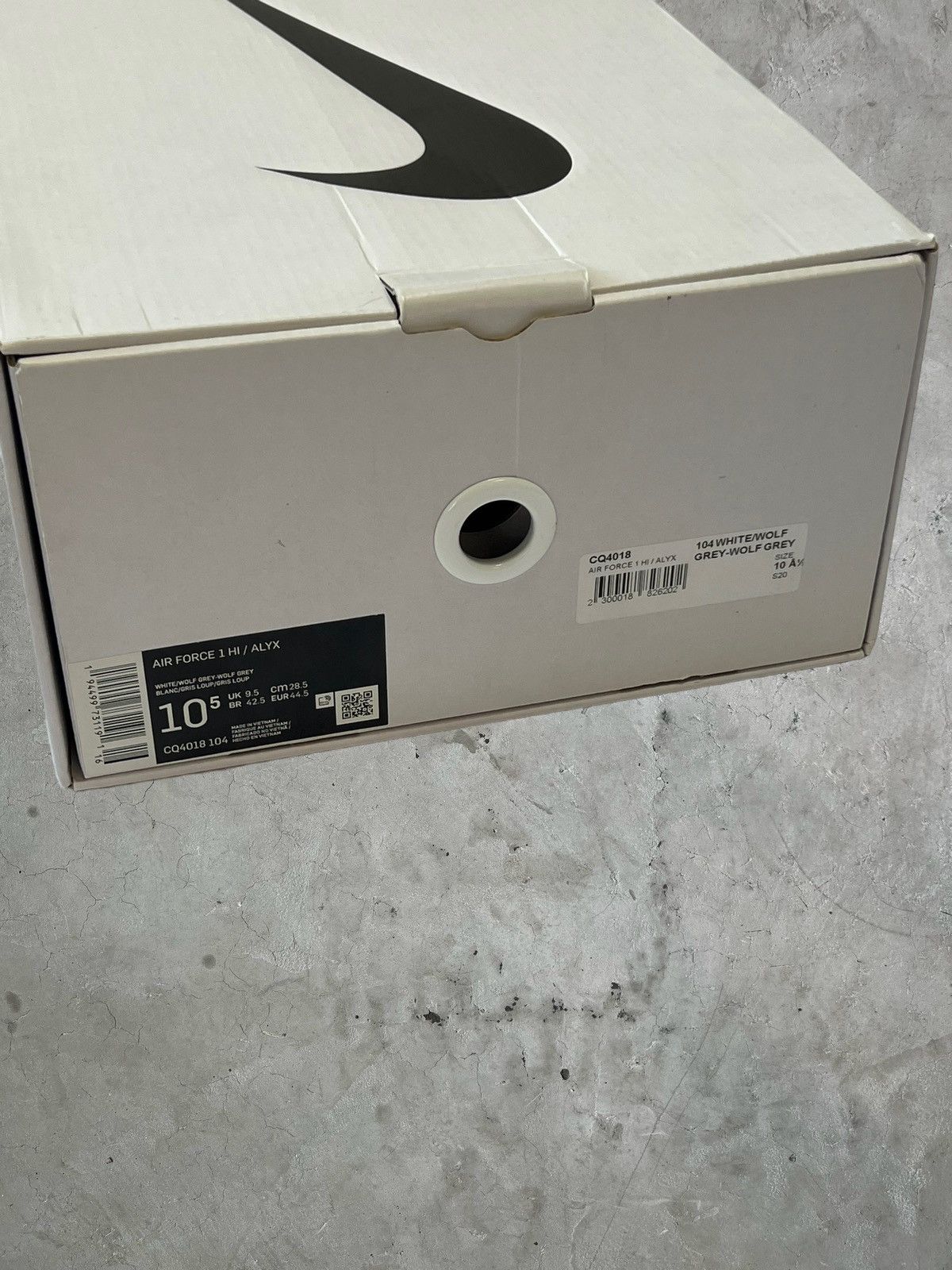 Alyx Alyx Nike AF1 High Wolf Grey Size US 10.5 / EU 43-44 - 10 Thumbnail