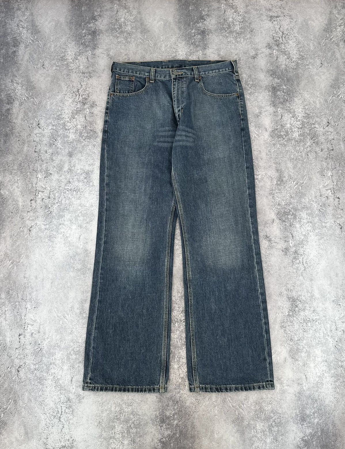 Vintage Carhartt USA Baggy Straight Fit Washed Denim Jeans