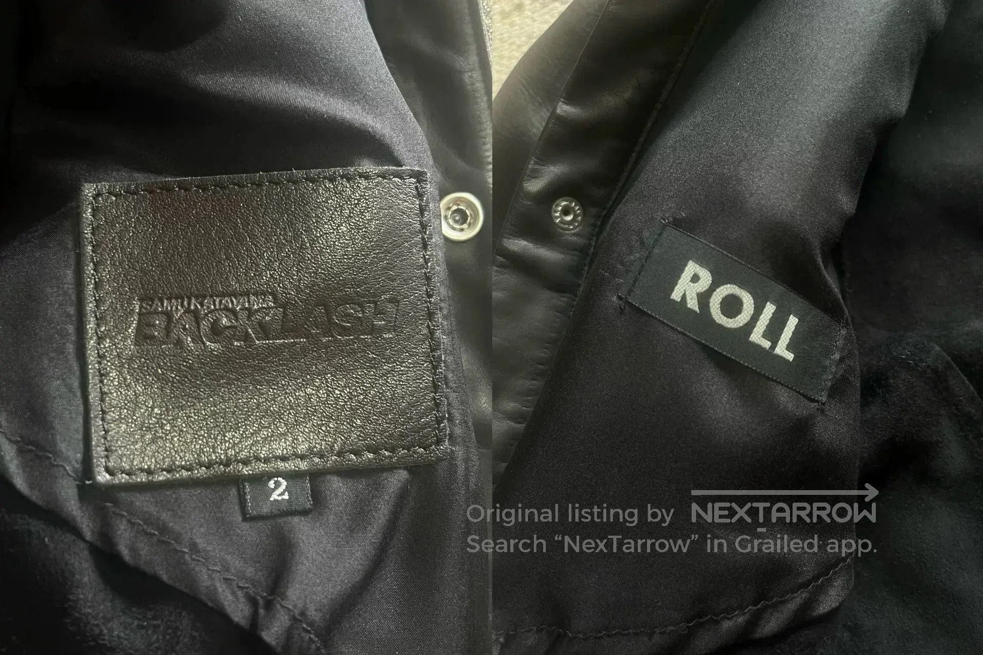 Isamu Katayama Backlash Katayama Isamu Western Dark Leather Shirt. Size US M / EU 48-50 / 2 - 9 Thumbnail