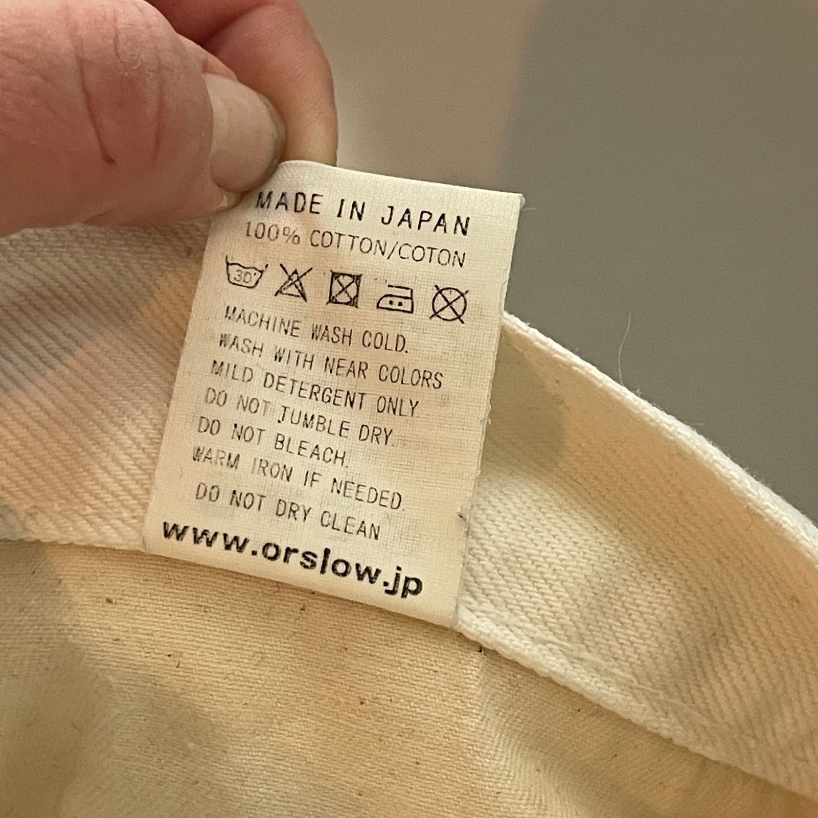 Orslow orSlow 107 Taper Cropped Japanese denim IVY DENIM WHITE 32 Size US 32 / EU 48 - 9 Thumbnail