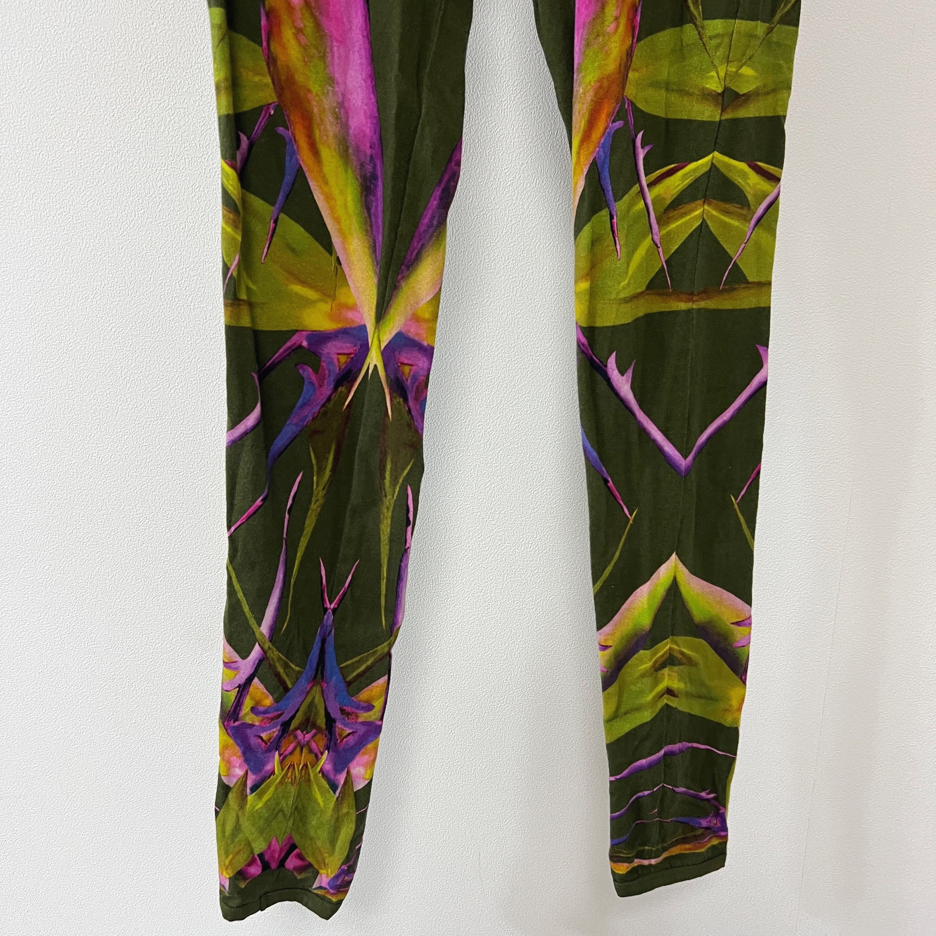 Givenchy GIVENCHY 12SS Birds of Paradise Leggings Green Size 27" / US 4 / IT 40 - 5 Thumbnail