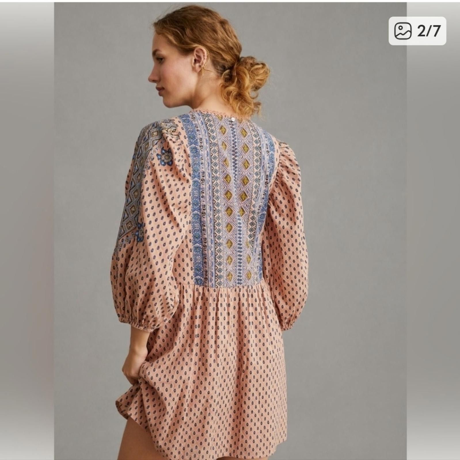 Other Anyhropologie Tunic Mini Dress Size M / US 6-8 / IT 42-44 - 9 Thumbnail