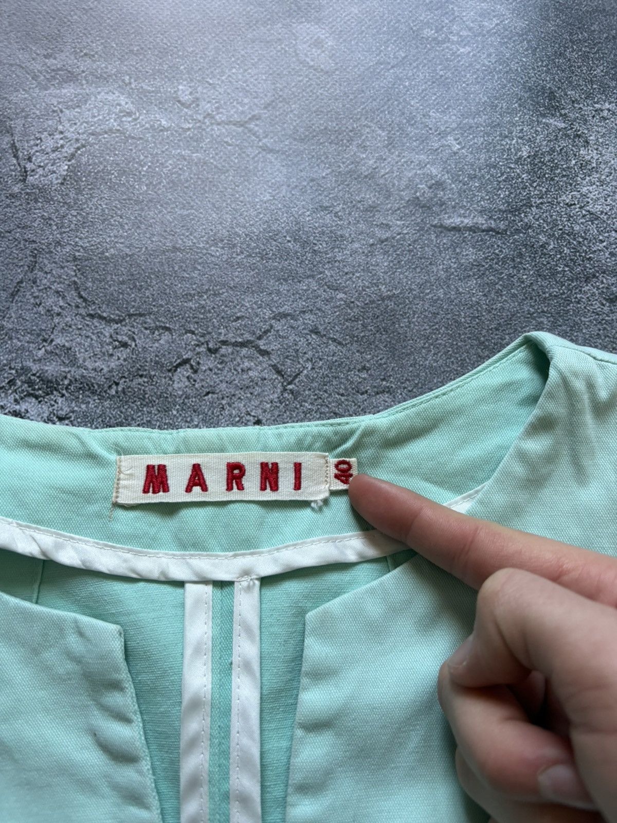 Marni Vintage Marni Luxury Women’s Blazer Jacket Size 40 Rare Size S / US 4 / IT 40 - 9 Thumbnail