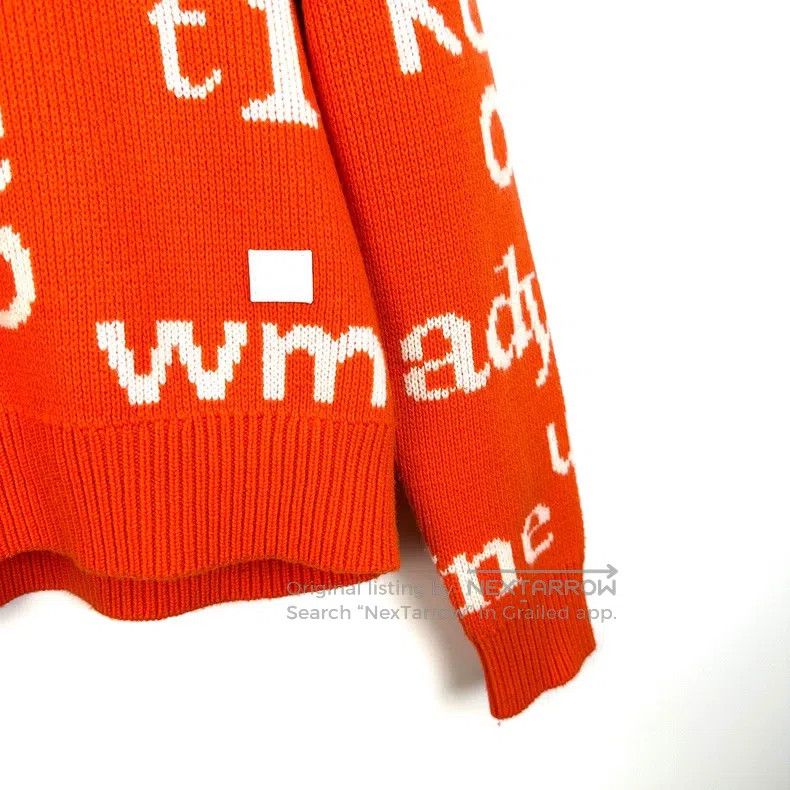 Acne Studios Acne Studios Orange Bullet Screen Printed Smile White Labe Size S / US 4 / IT 40 - 6 Thumbnail