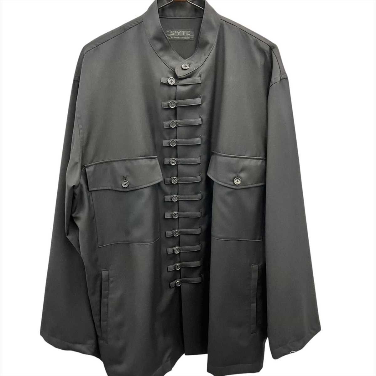 Yohji Yamamoto S'YTE Gabardine 12-loop Button Army Jacket UM-Y66-101 Size US L / EU 52-54 / 3 - 1 Thumbnail
