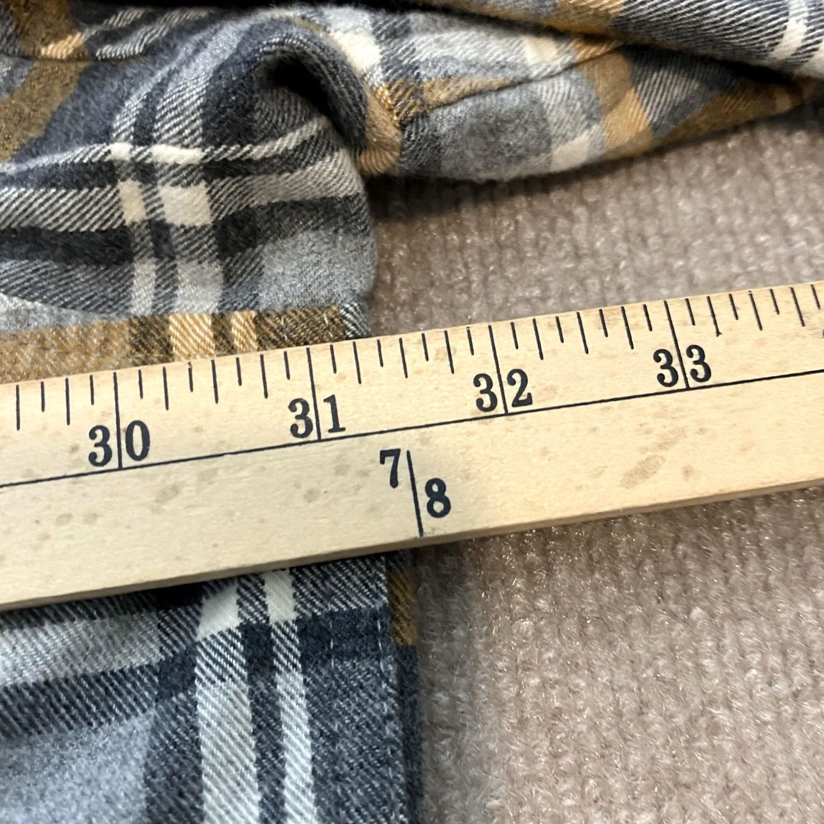 Duluth Trading Company Duluth Trading Co Shirt Mens 3XL Gray Plaid Flannel Long Sleeve Button Front Size US XXL / EU 58 / 5 - 7 Thumbnail