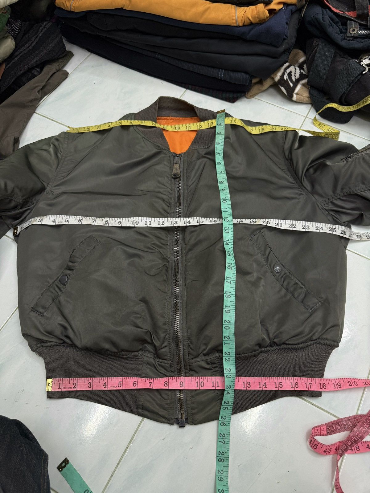 Alpha Industries 🔥🔥🔥ARCHIVE VTG ALPHA INDUSTRIES MA1 BOMBER FLIGHT JACKET Size US XL / EU 56 / 4 - 17 Thumbnail