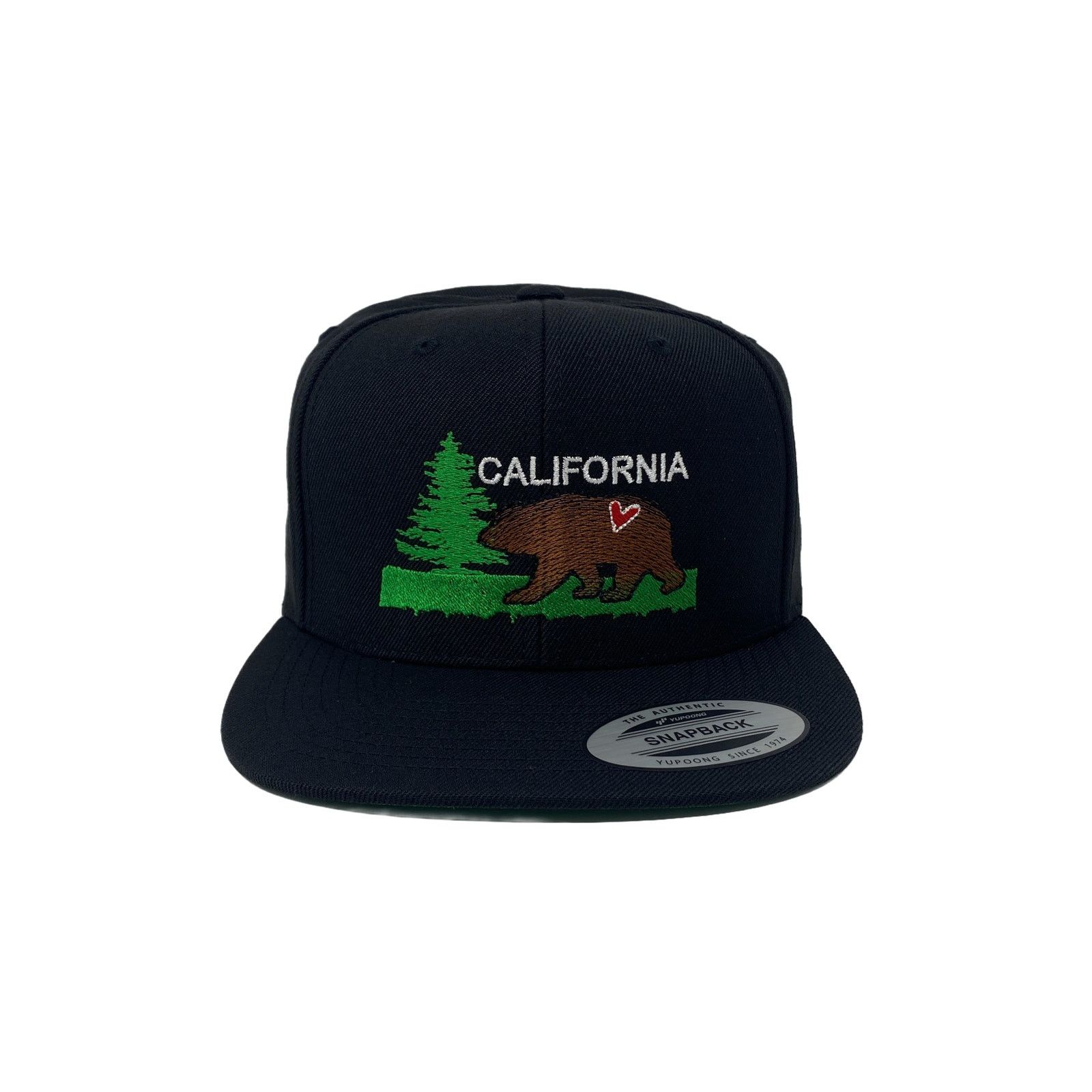 Other California Brown Bear Love Tree Nature Wildlife Snapback Hat Size ONE SIZE - 2 Thumbnail