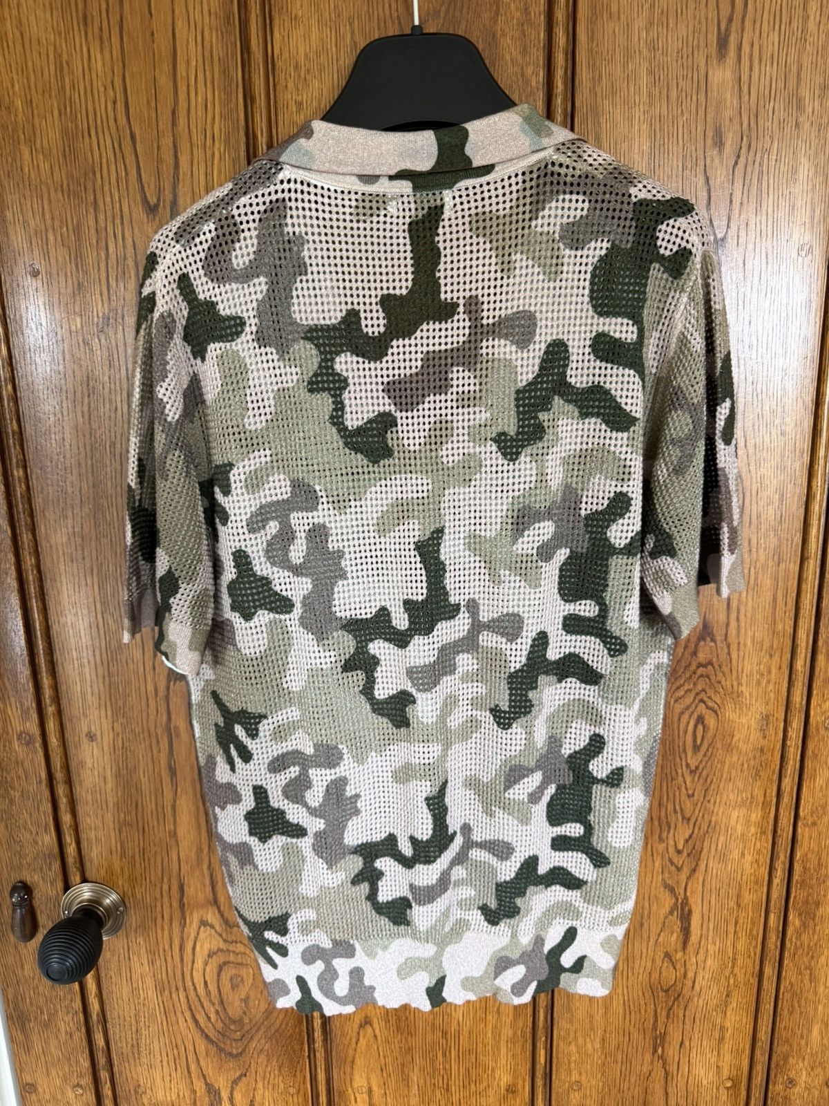 Dries Van Noten Dries Van Noten mesh camo camouflage polo shirt grail Size US M / EU 48-50 / 2 - 13 Thumbnail