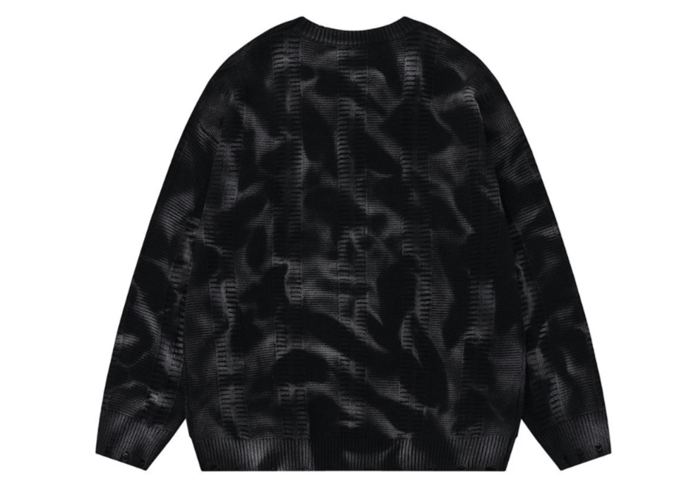 Japanese Brand Tie Dye Loose Knit Jumper Streetwear Size US S / EU 44-46 / 1 - 2 Thumbnail