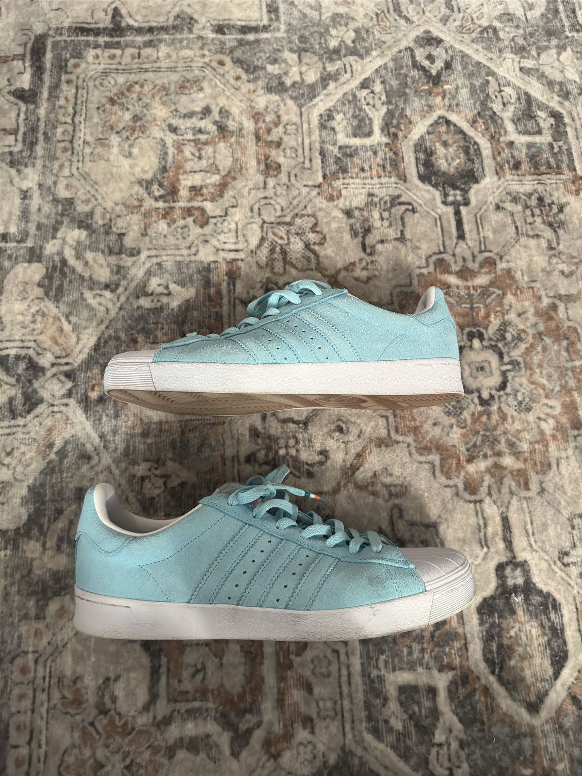 Adidas superstar vulc adv pastel blue shoes hotsell