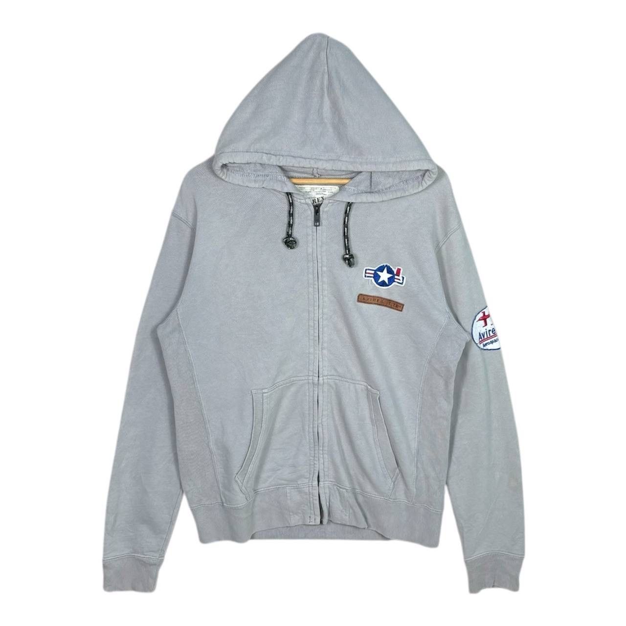 Avirex Avirex US Army Air Force Grey Hoodie Full Zipper Hoodie Size US L / EU 52-54 / 3 - 2 Thumbnail