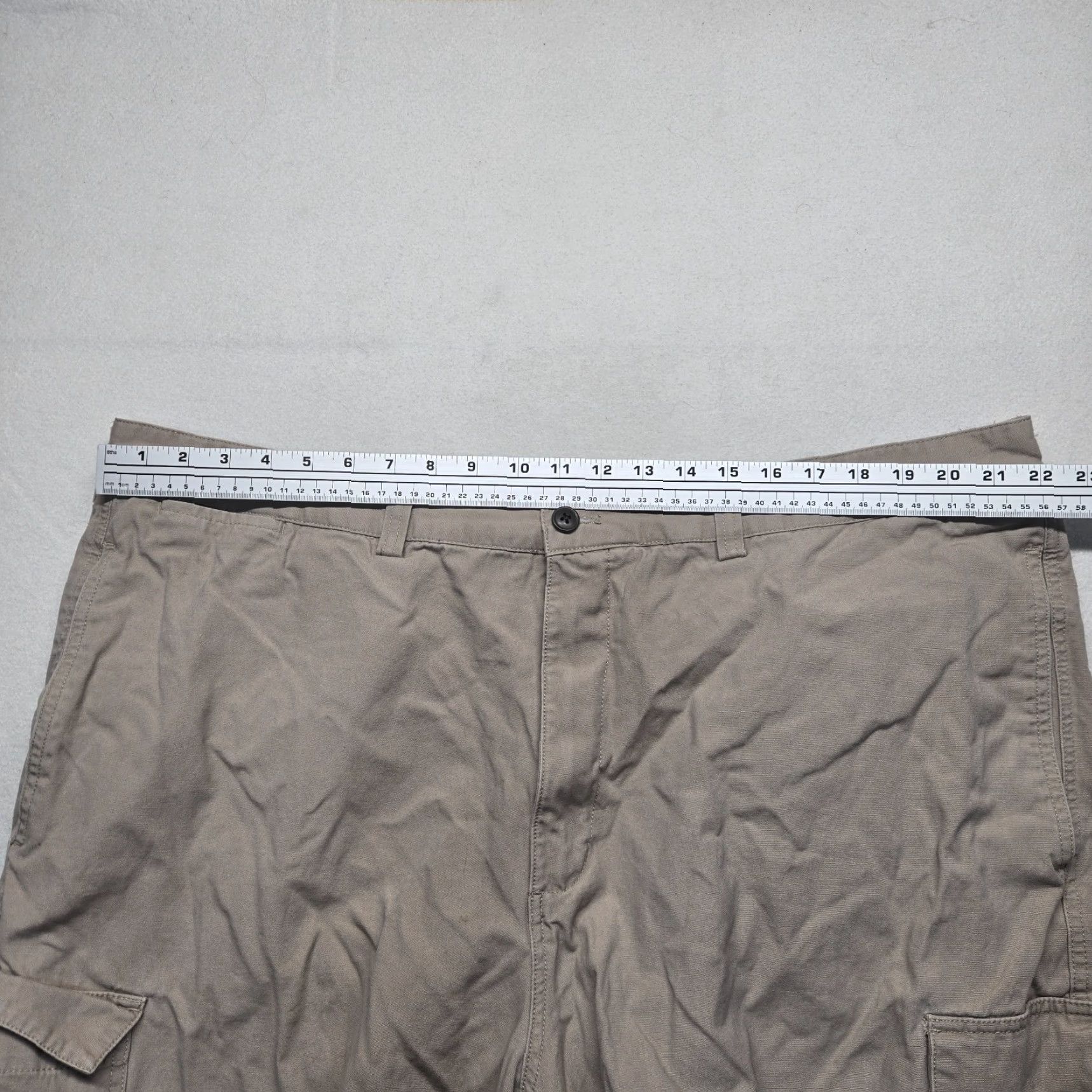 Chaps Chaps Cargo Shorts Adult Men's Size 46 Tan Brown 100% Cotton Cargo Pocket Pockets Size US 30 / EU 46 - 4 Thumbnail