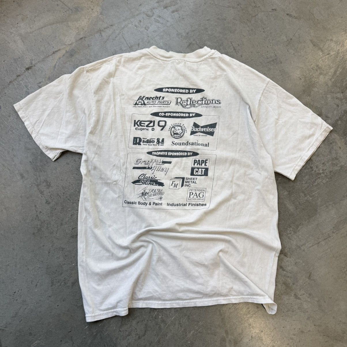 Vintage Vintage Thrashed and Faded Eugene Car Show Tee Size US L / EU 52-54 / 3 - 5 Thumbnail