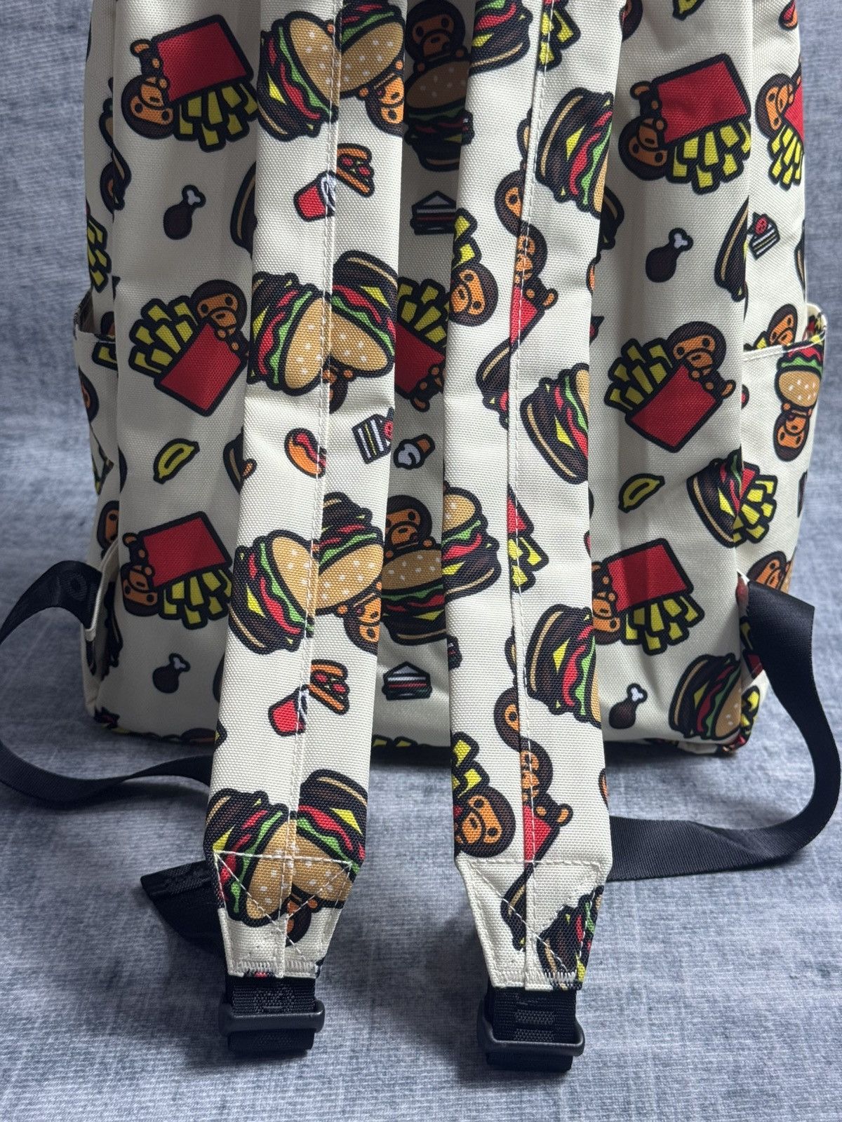 Bape Baby Milo Fast Food All Over Print Backpack Size ONE SIZE - 11 Thumbnail