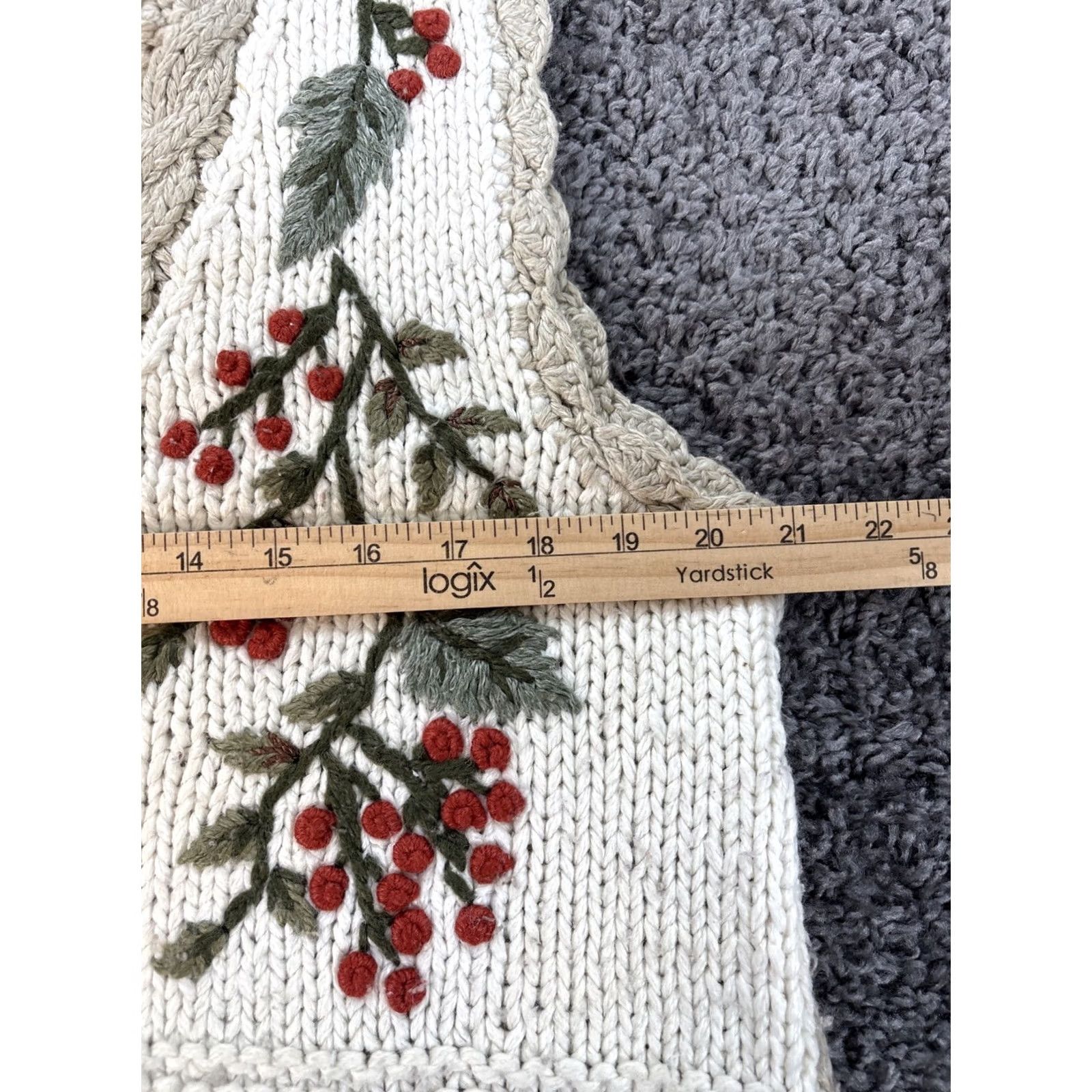 Vintage VINTAGE Bobbie Brooks Cardigan Sweater Vest Womens Medium Crochet Autumn Harvest Beige V-Neck Sleeveless Holiday Mens/Womens Size M / US 6-8 / IT 42-44 - 3 Thumbnail