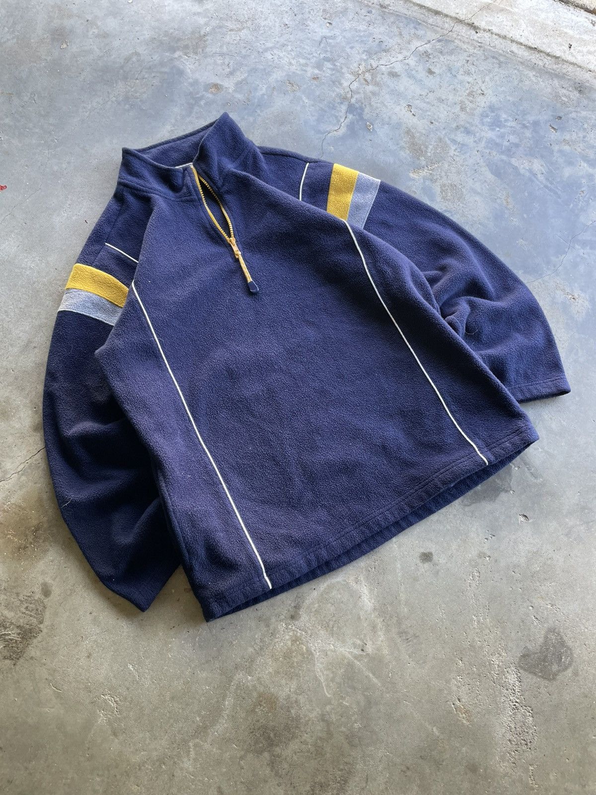 Arizona Jean Co. 90s Vintage Arizona Jeans Co Fleece Quarter Zip Size US L / EU 52-54 / 3 - 1 Thumbnail