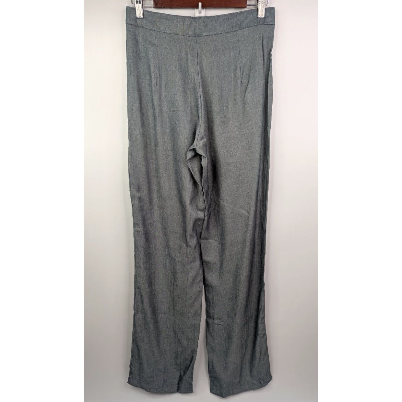 Vintage Misslook Grey Drawstring Pants Size Medium Womens Cotton Blend Front Pockets Cargo Slouchy Breathing Elastic Waist Pockets Men? Wait. Size 32" / US 10 / IT 46 - 4 Thumbnail