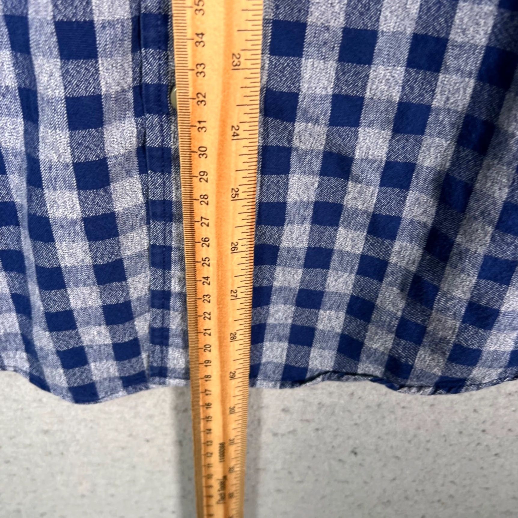 J.Crew J.CREW Shirt Mens Small Blue & Gray Gingham Slim Fit Button-Down 100% Cotton Size US S / EU 44-46 / 1 - 7 Thumbnail